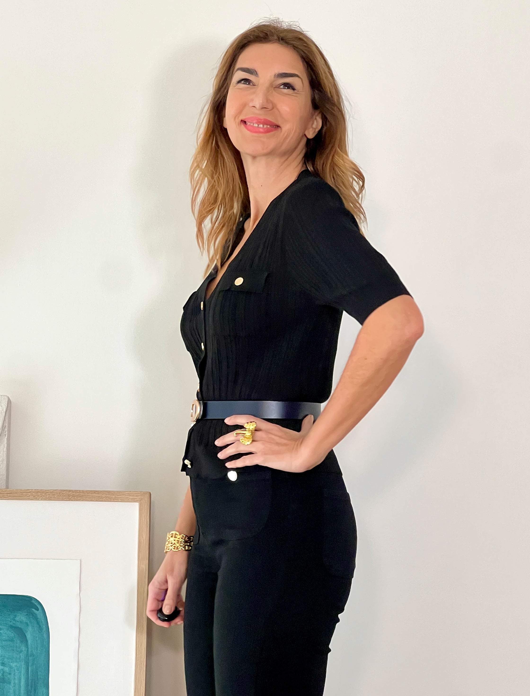 Rebeca Coco viscosa negro
