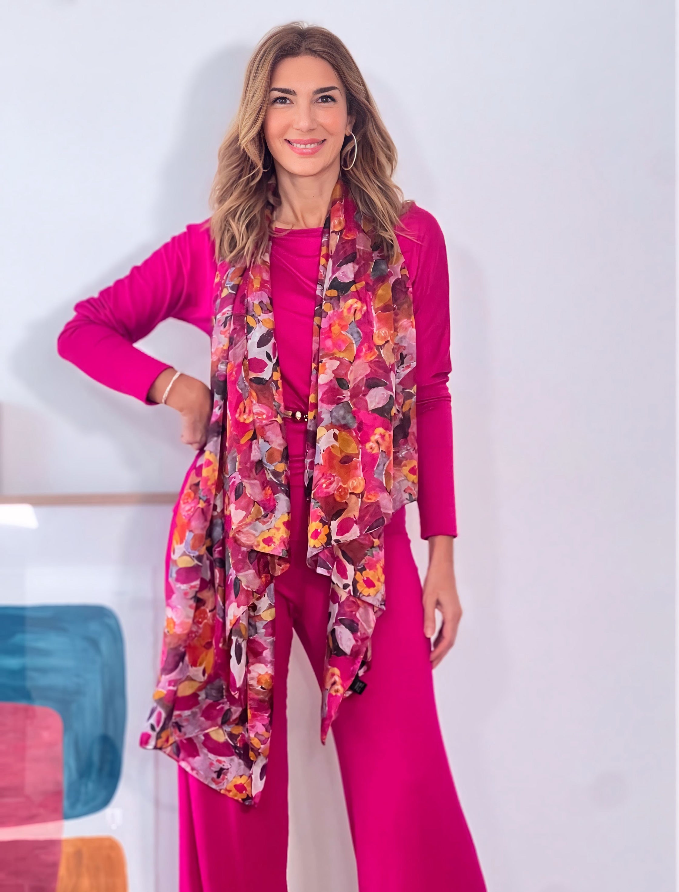 Cuerpo ideal soft de viscosa buganvilla