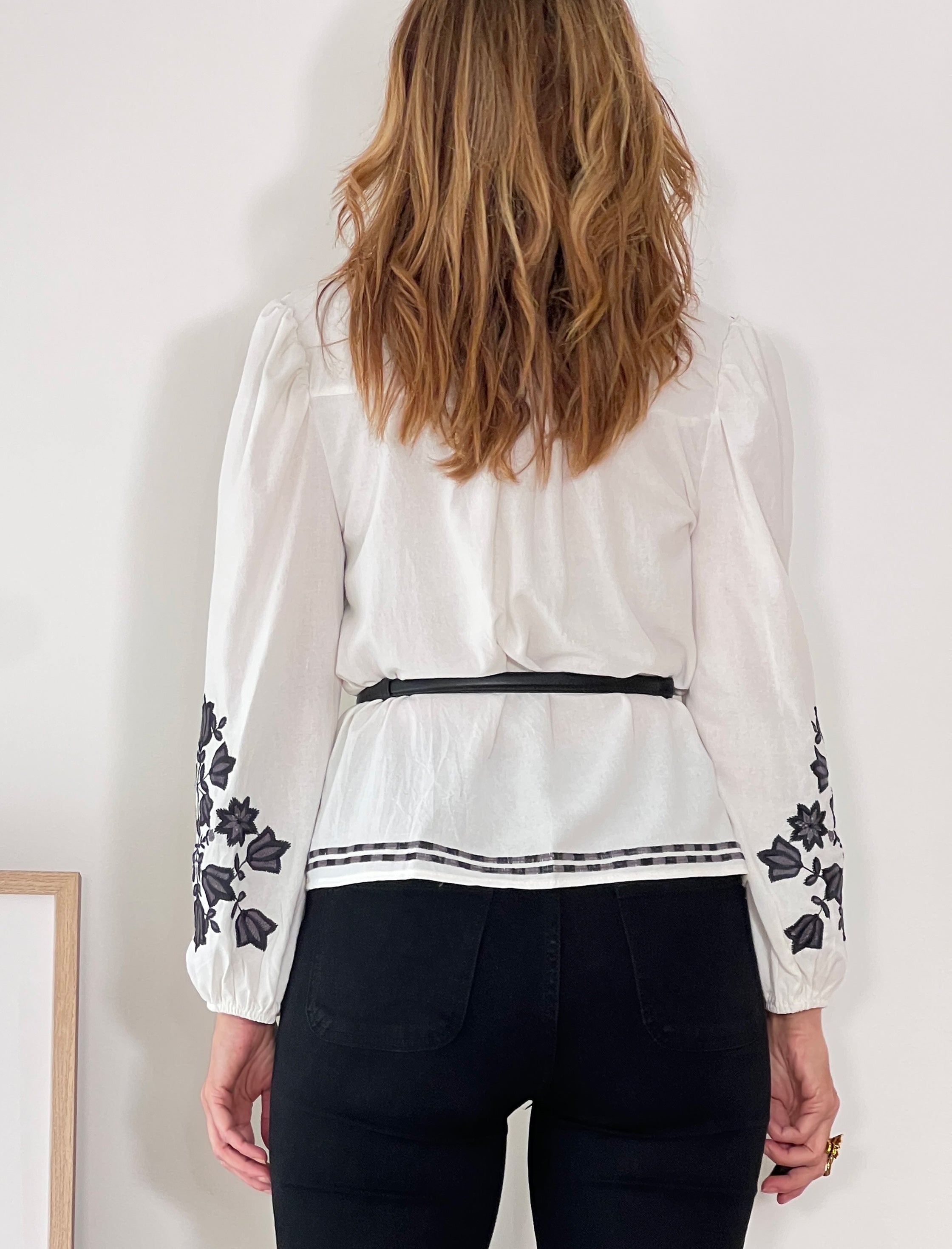 Camisa bordada Celine