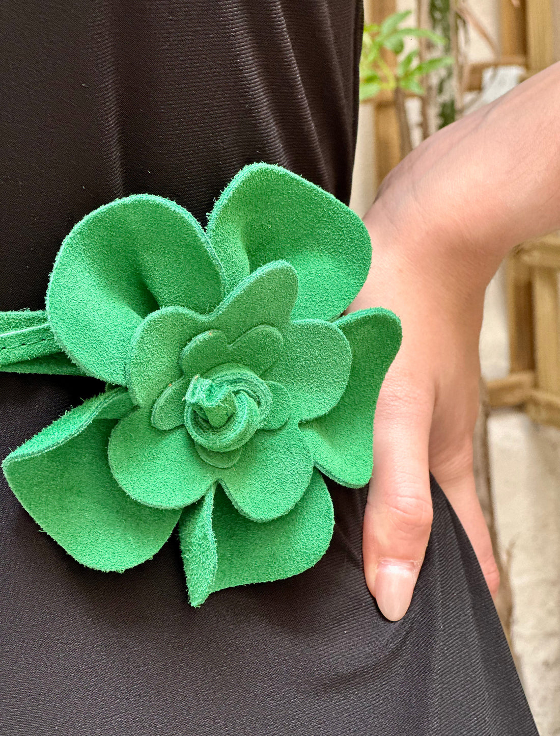 CINTURON FLOR IDEAL ANTE VERDE