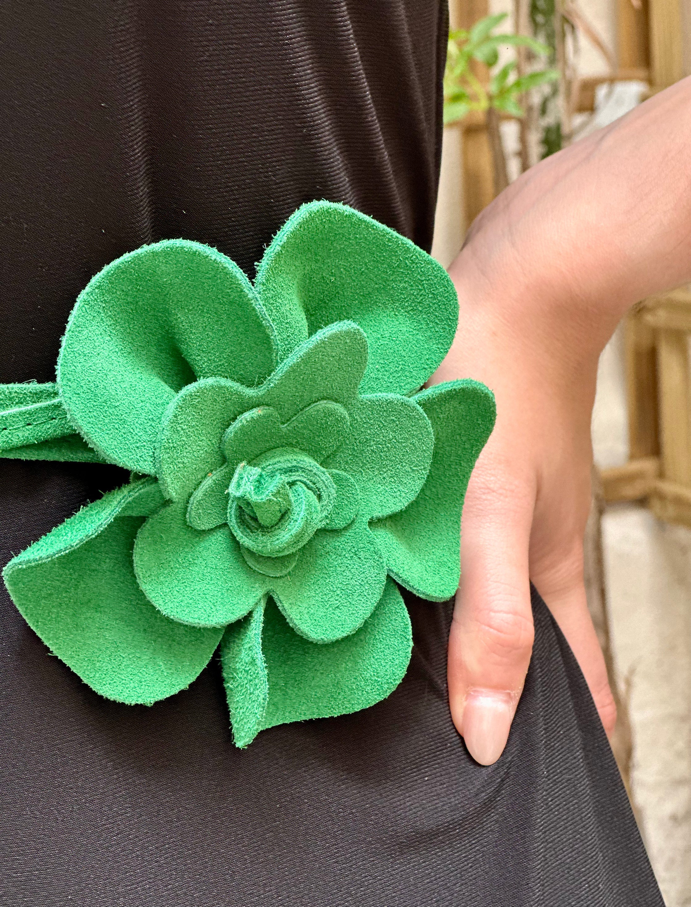 CINTURON FLOR IDEAL ANTE VERDE