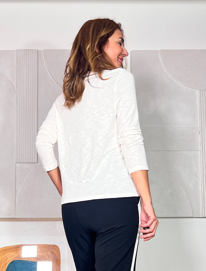 DAVINIA BEIG T-SHIRT
