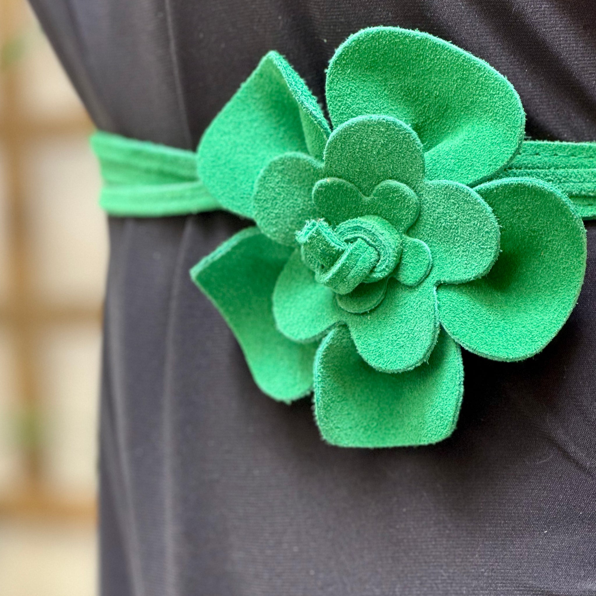 CINTURON FLOR IDEAL ANTE VERDE