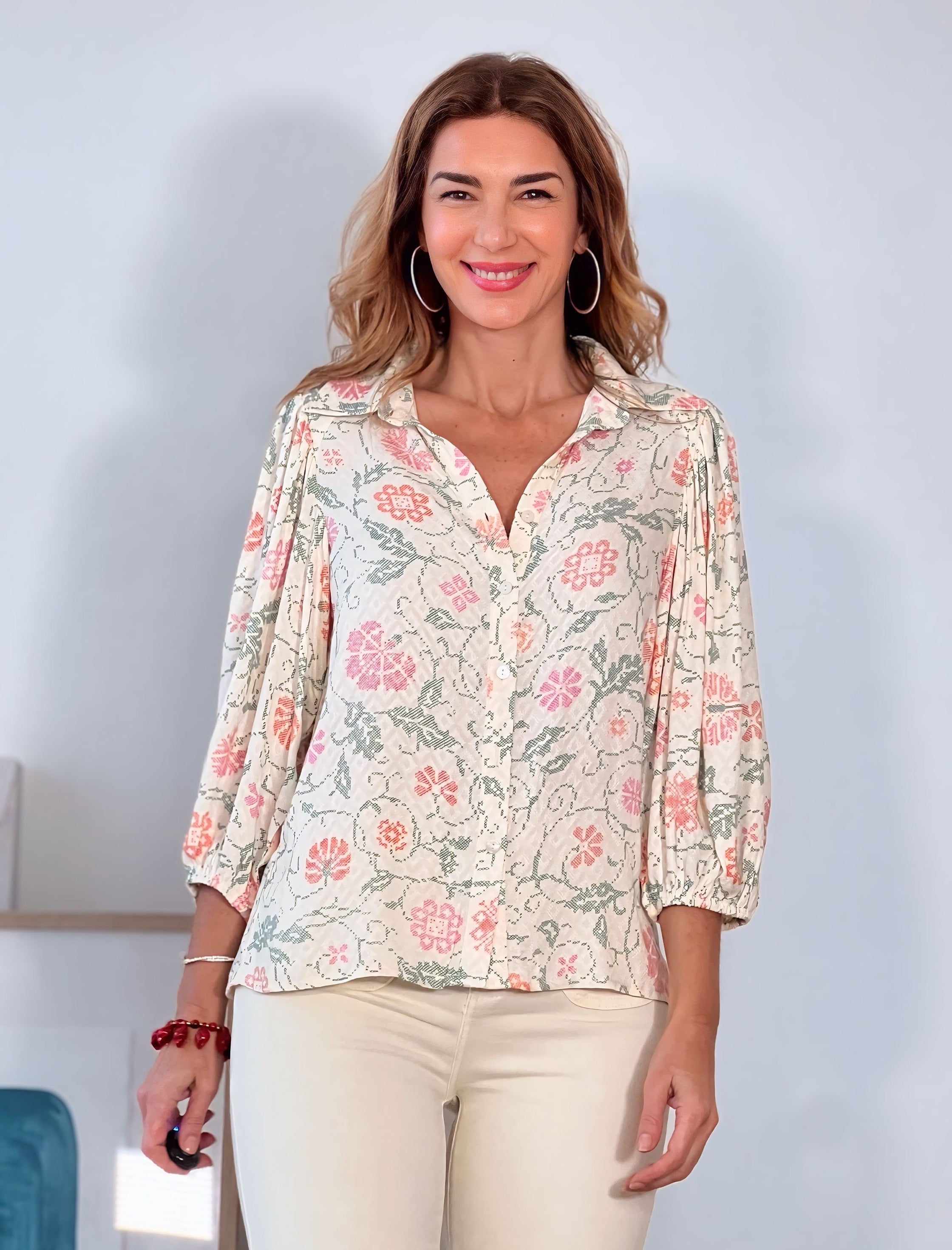 Camisa artesana fluida