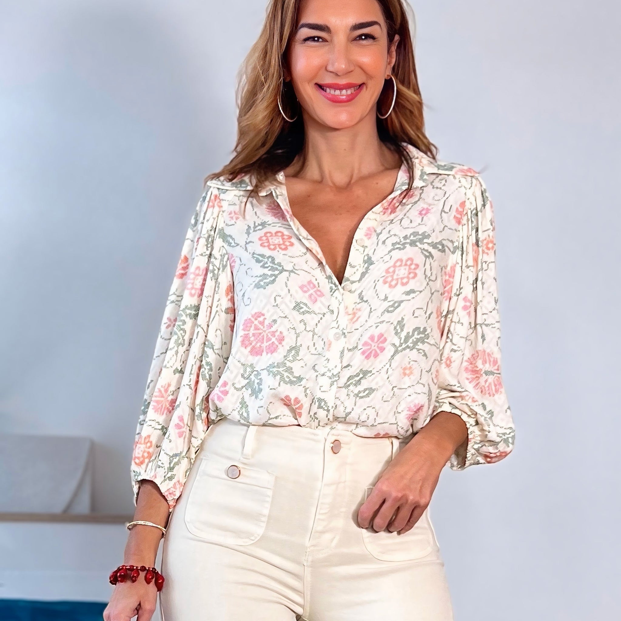 Camisa artesana fluida