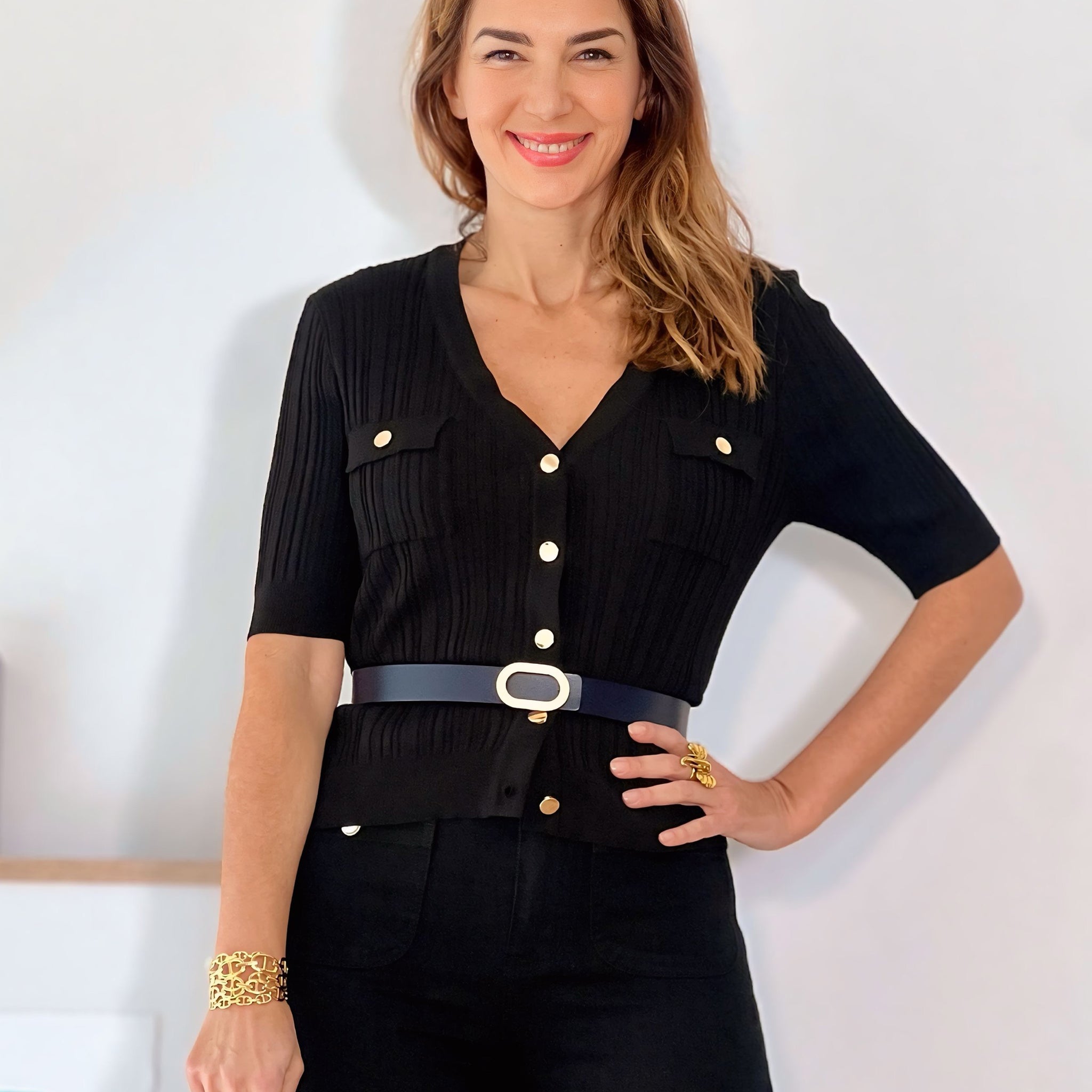 Rebeca Coco viscosa negro