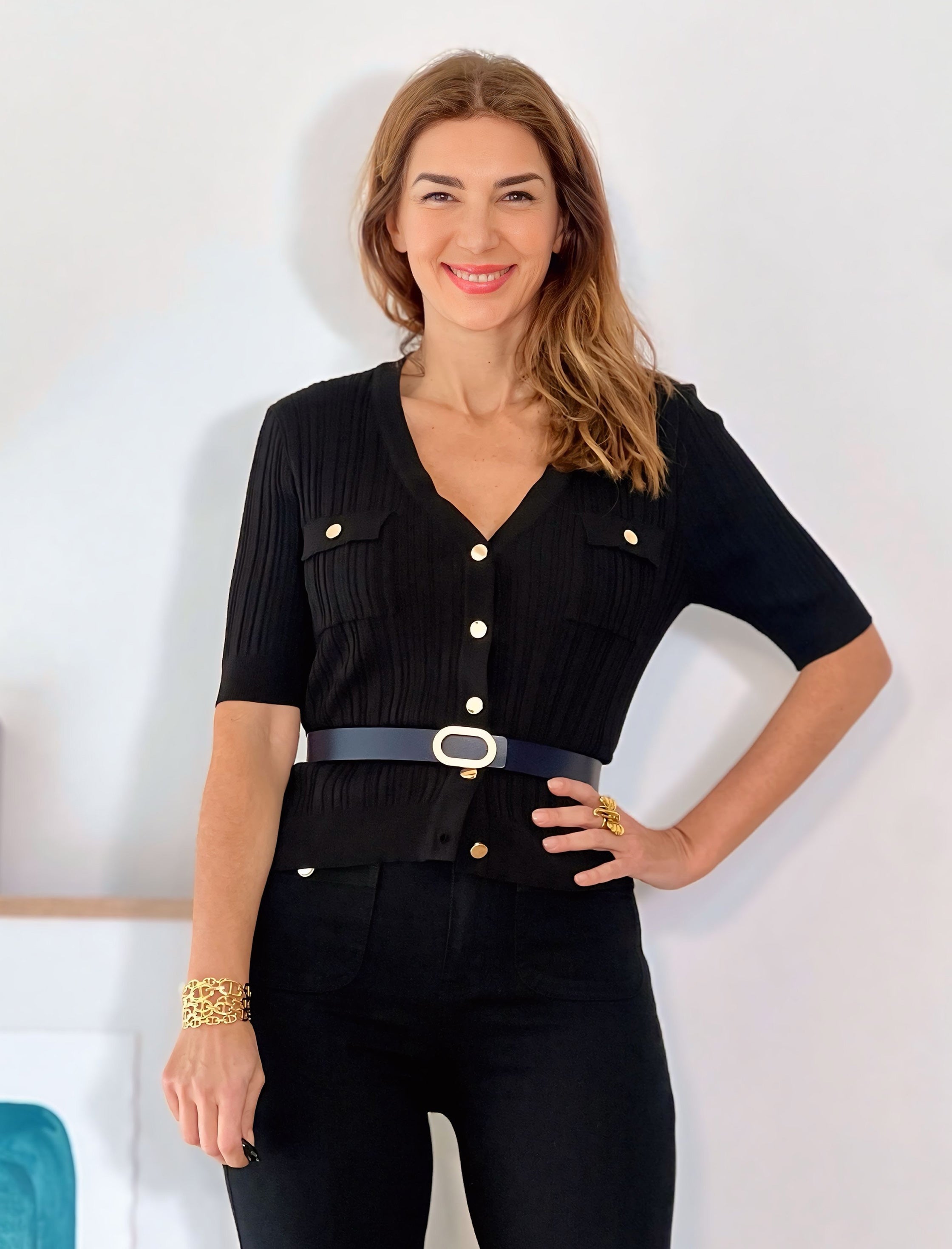 Rebeca Coco viscosa negro
