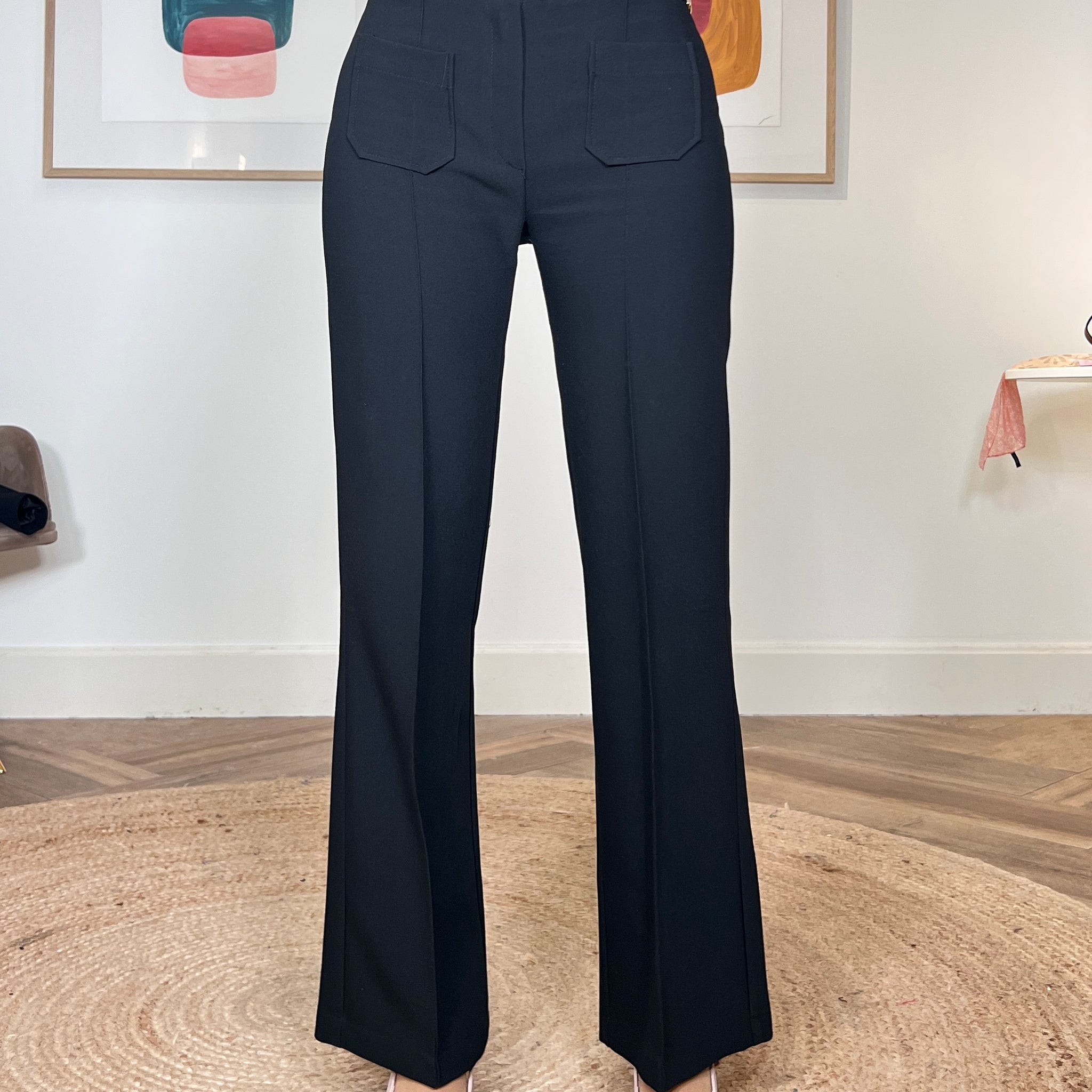 IDEAL PANTS WITH BLACK POCKETS