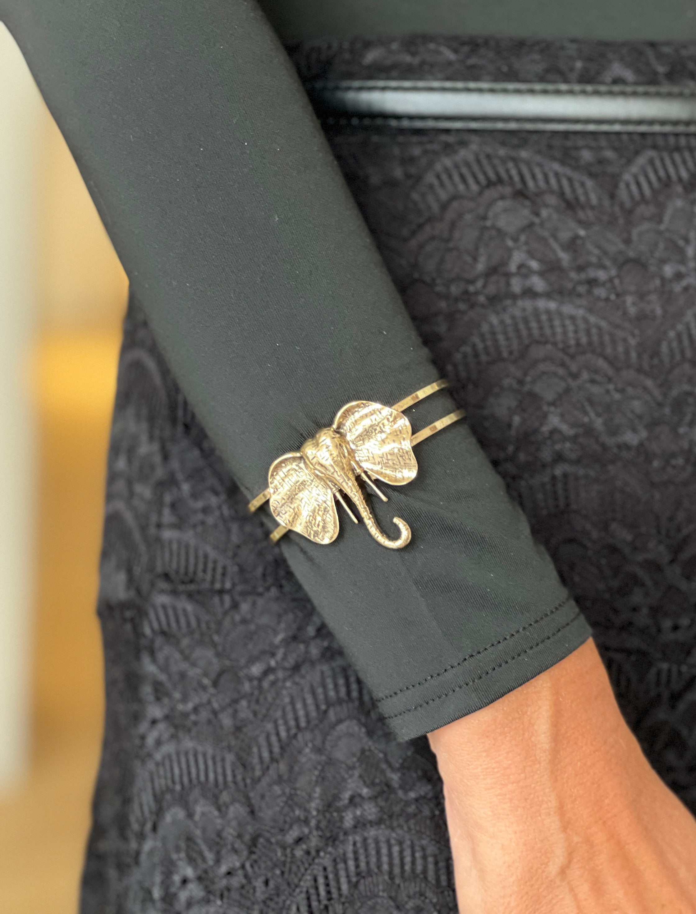 Elephant Sculpture Bracelet
