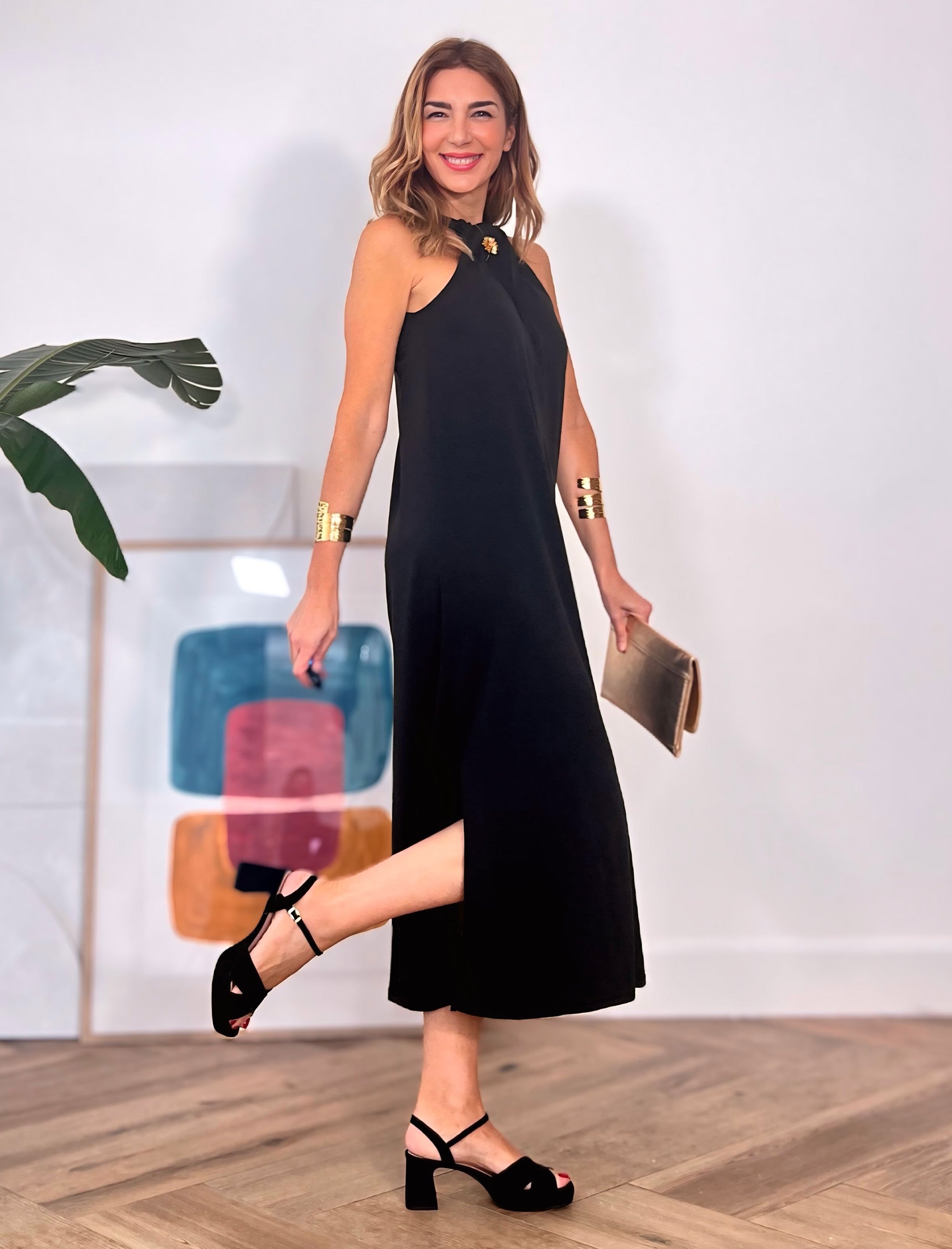 Sandalia Más Cómoda Negro