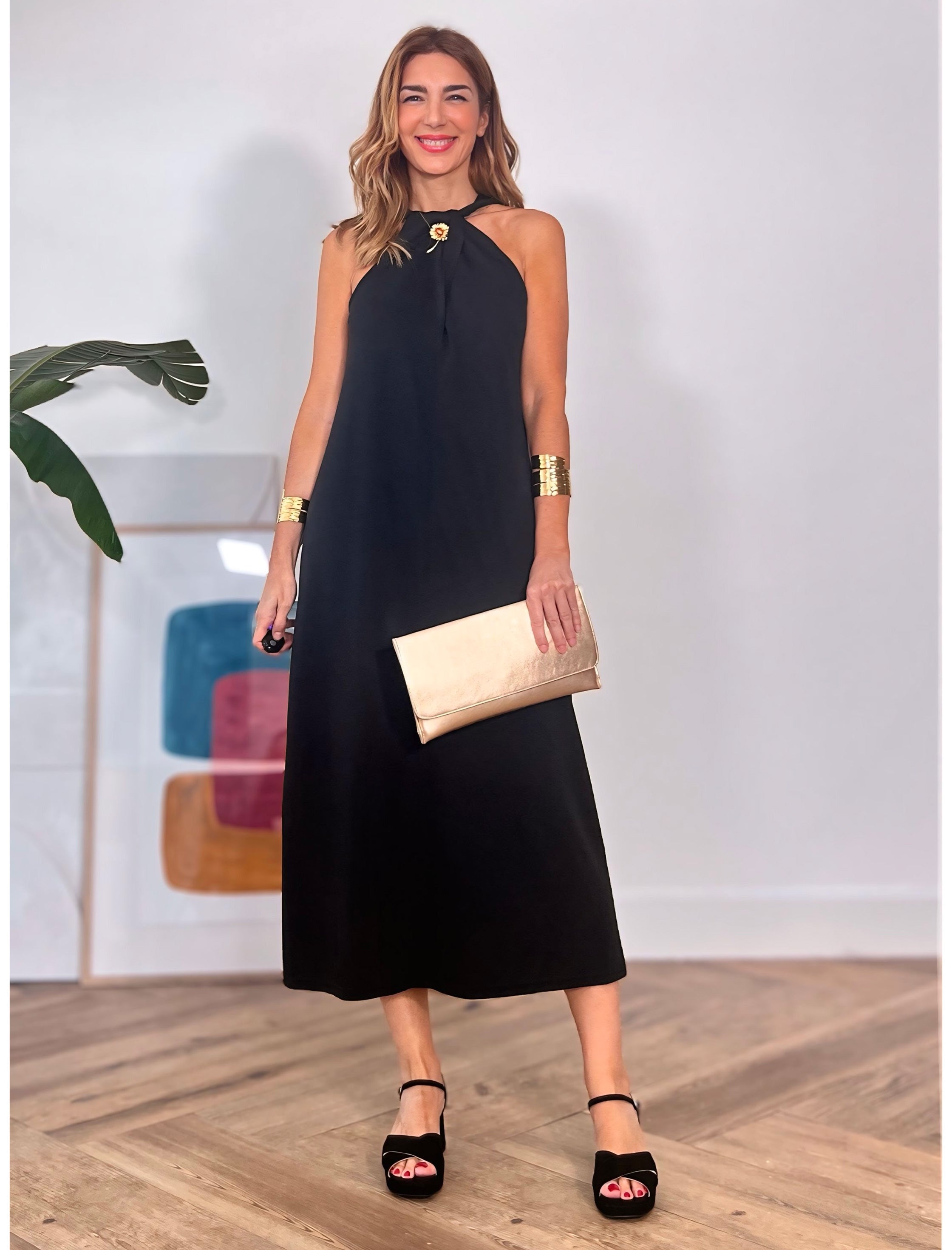 Sandalia Más Cómoda Negro