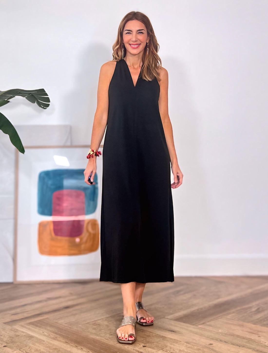 Sandalia cool de tachas bronce