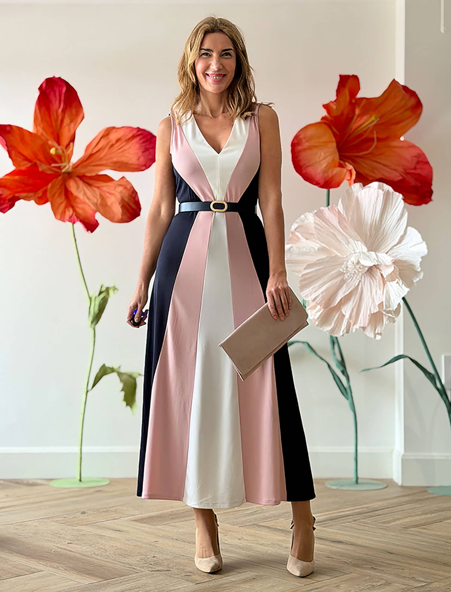 Vestido largo ideal precioso