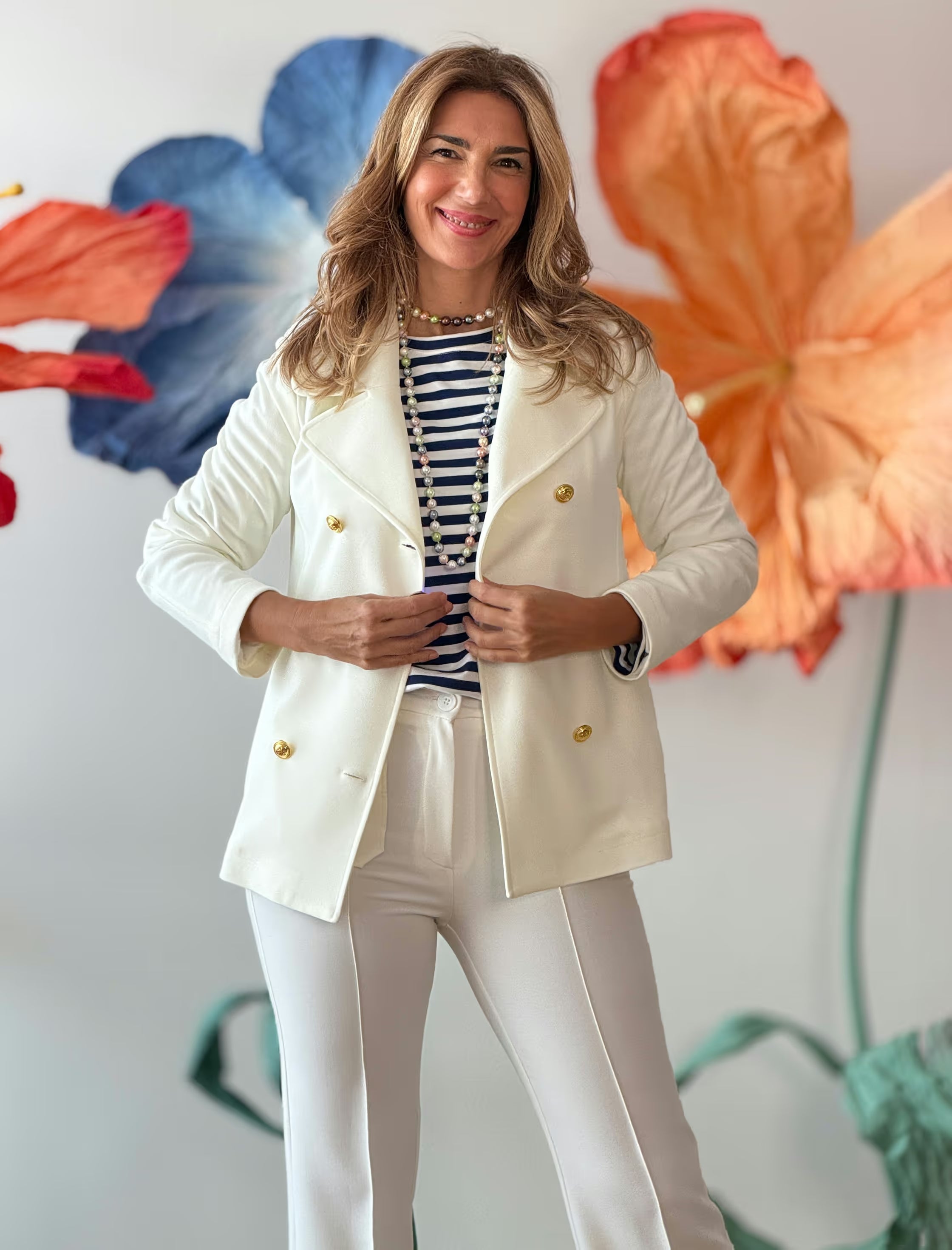 Pantalón ideal de bolsillos blanco