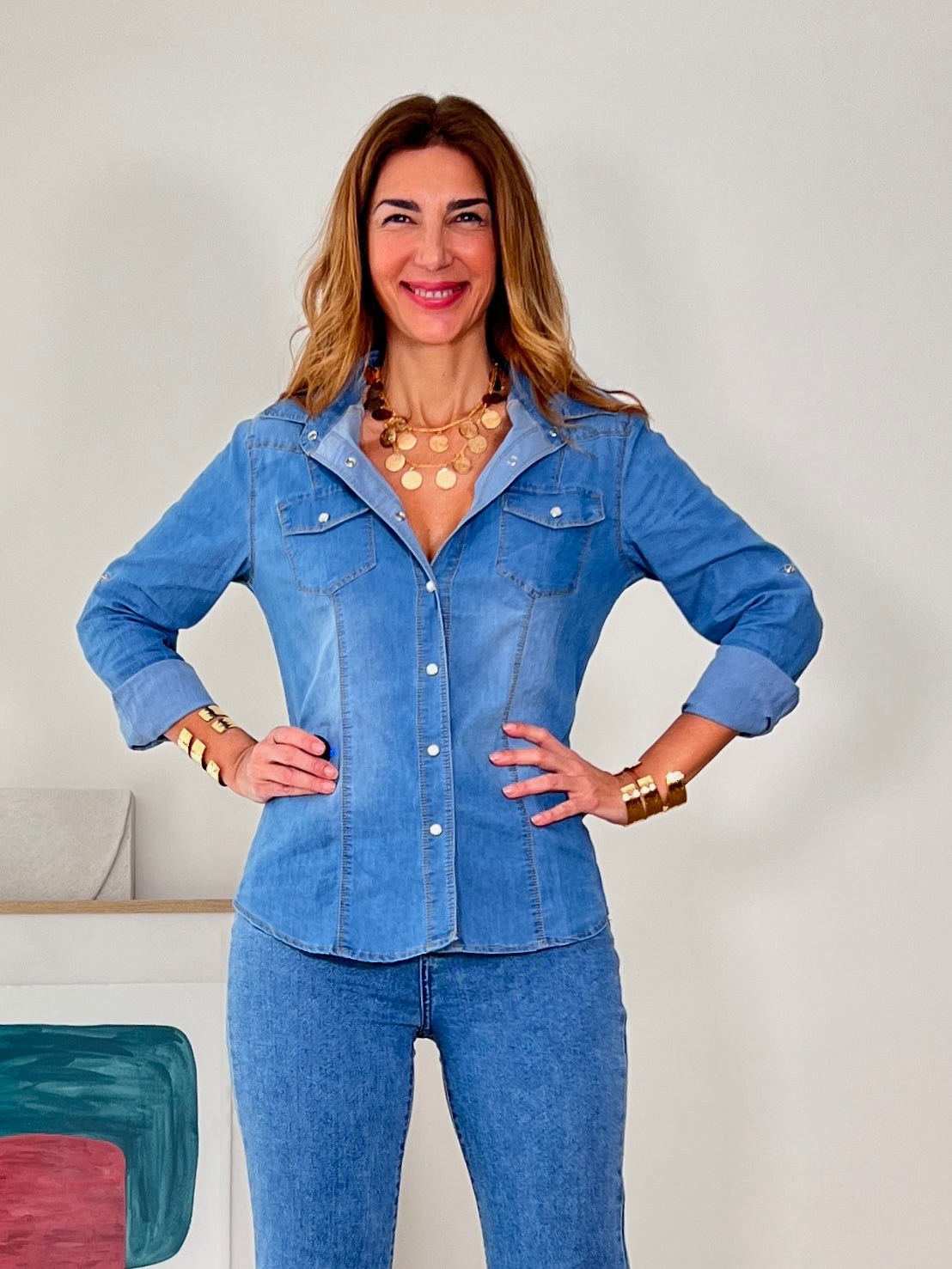 Camisa jeans Clara