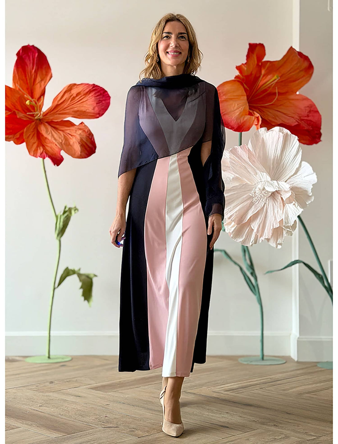 Vestido largo ideal precioso