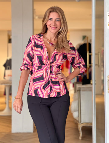 Blusa superfavorecedora elástica