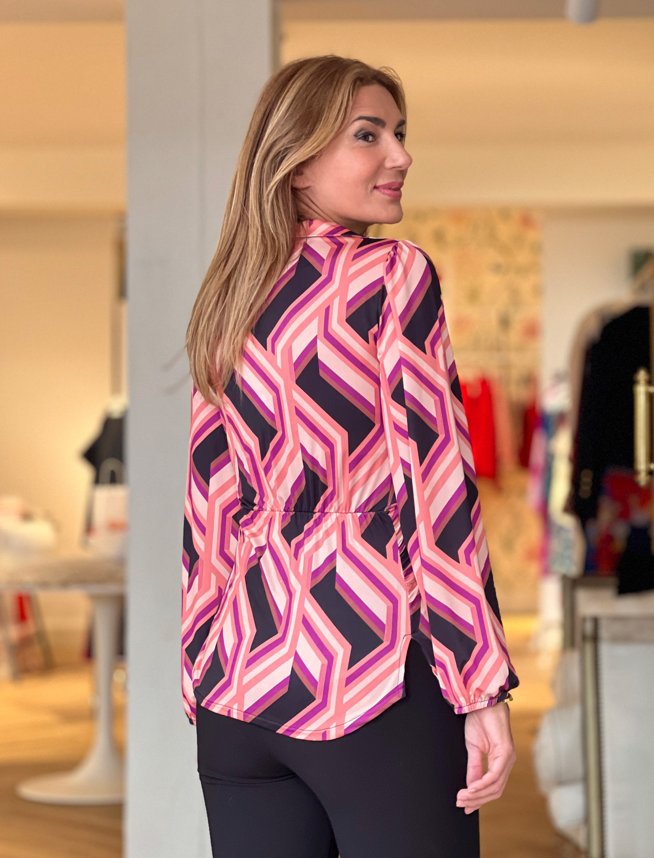 Blusa superfavorecedora elástica