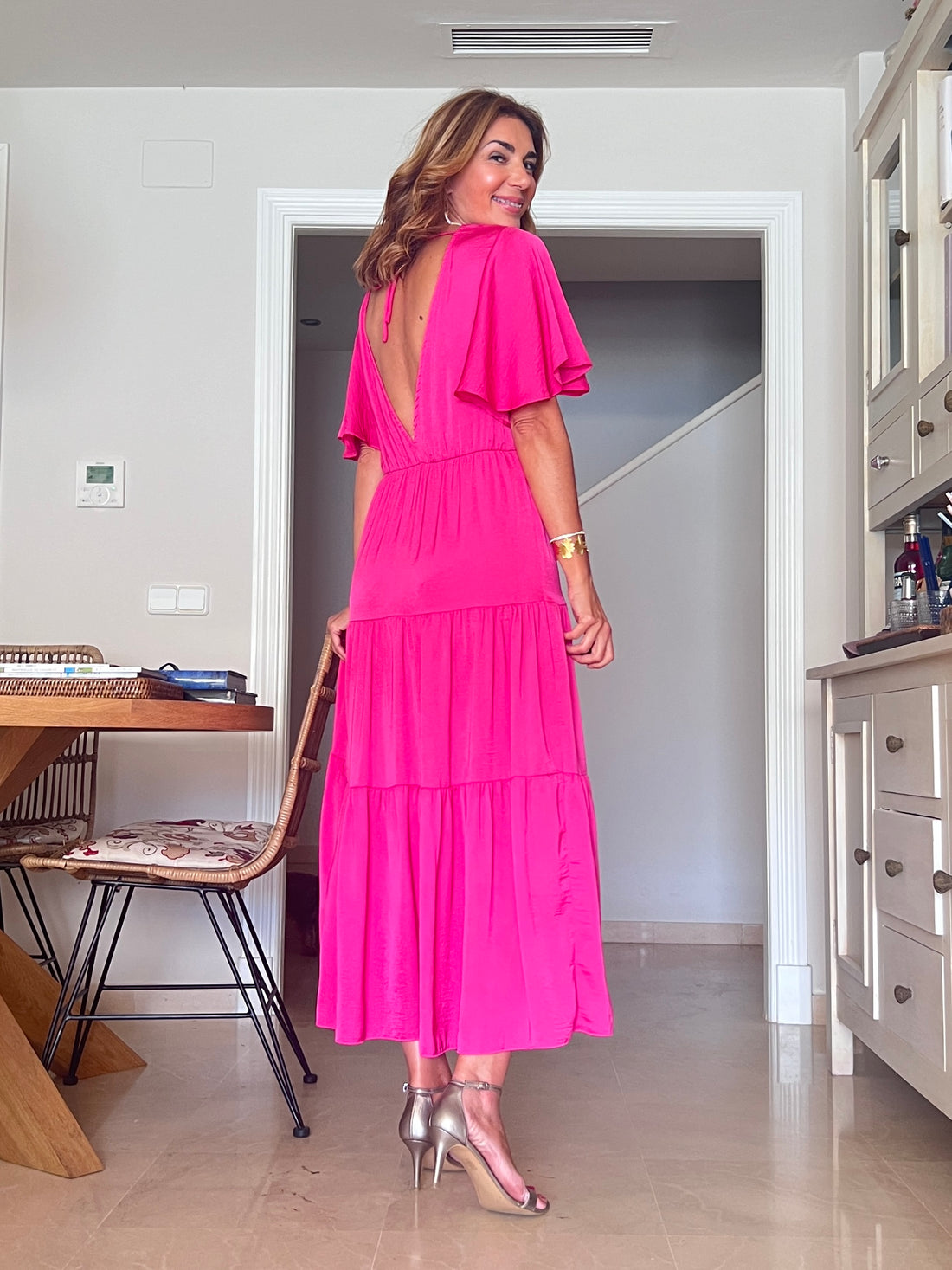 Vestido pura belleza fucsia