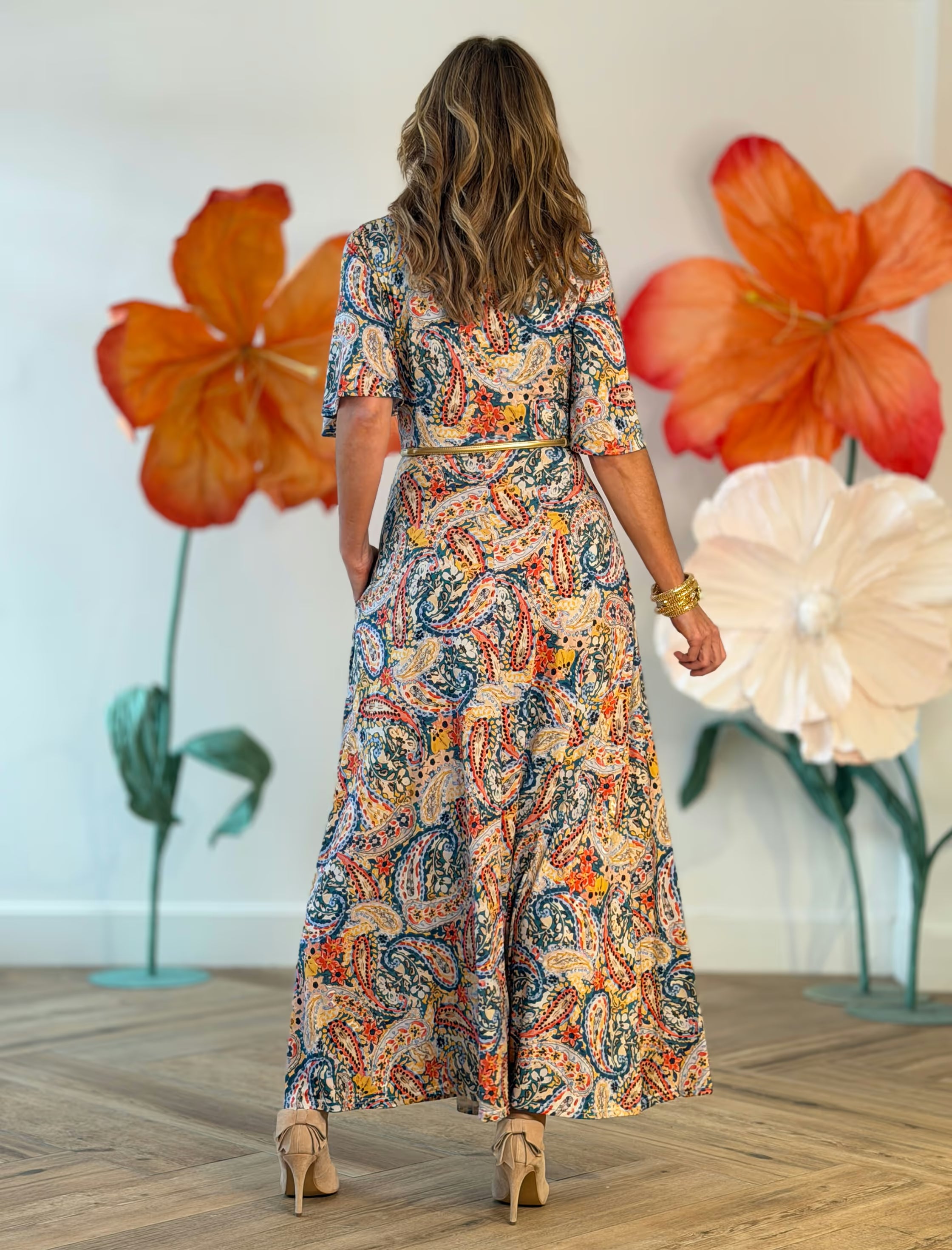 Vestido de cashemir maravilloso