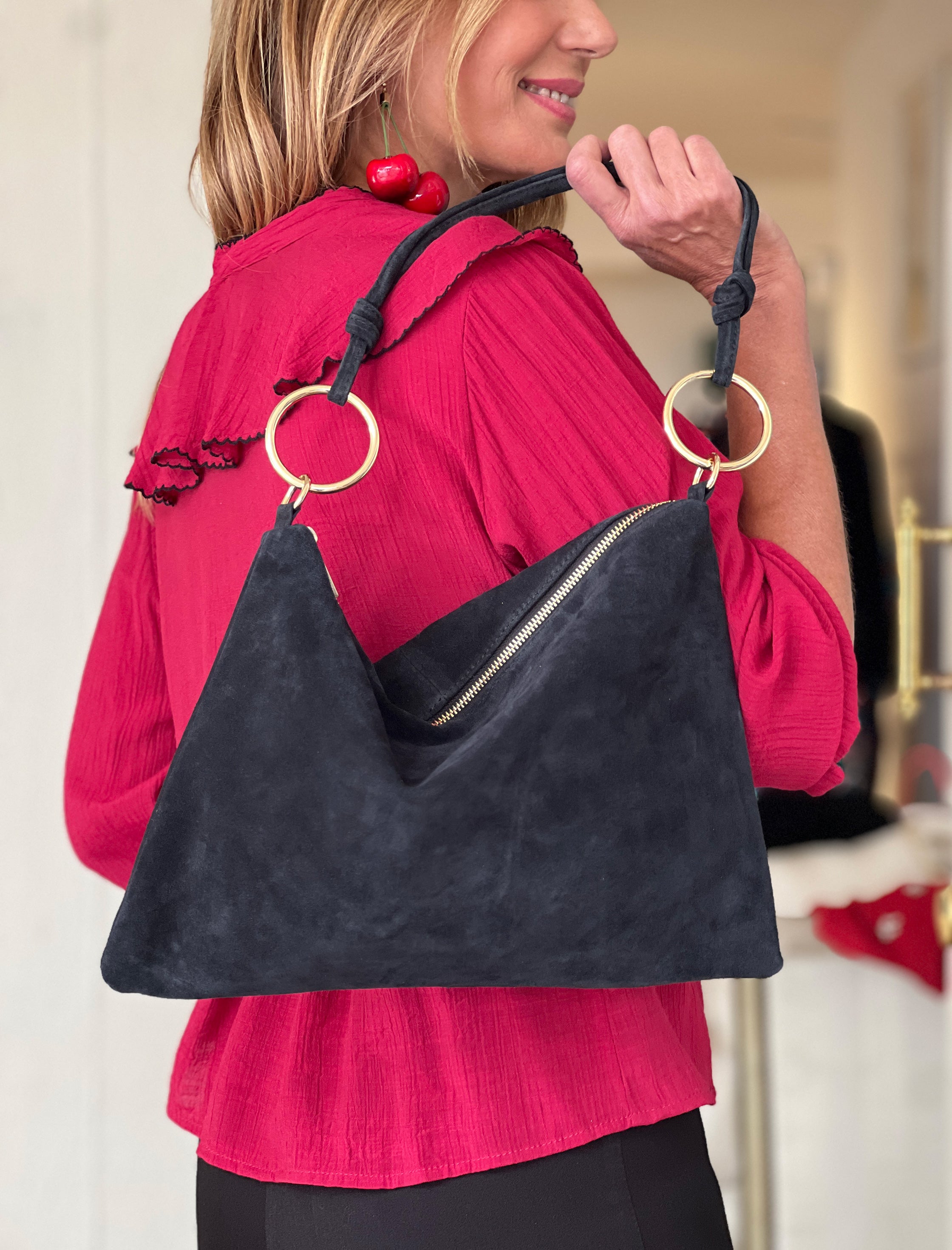 Bolso aros ideal negro