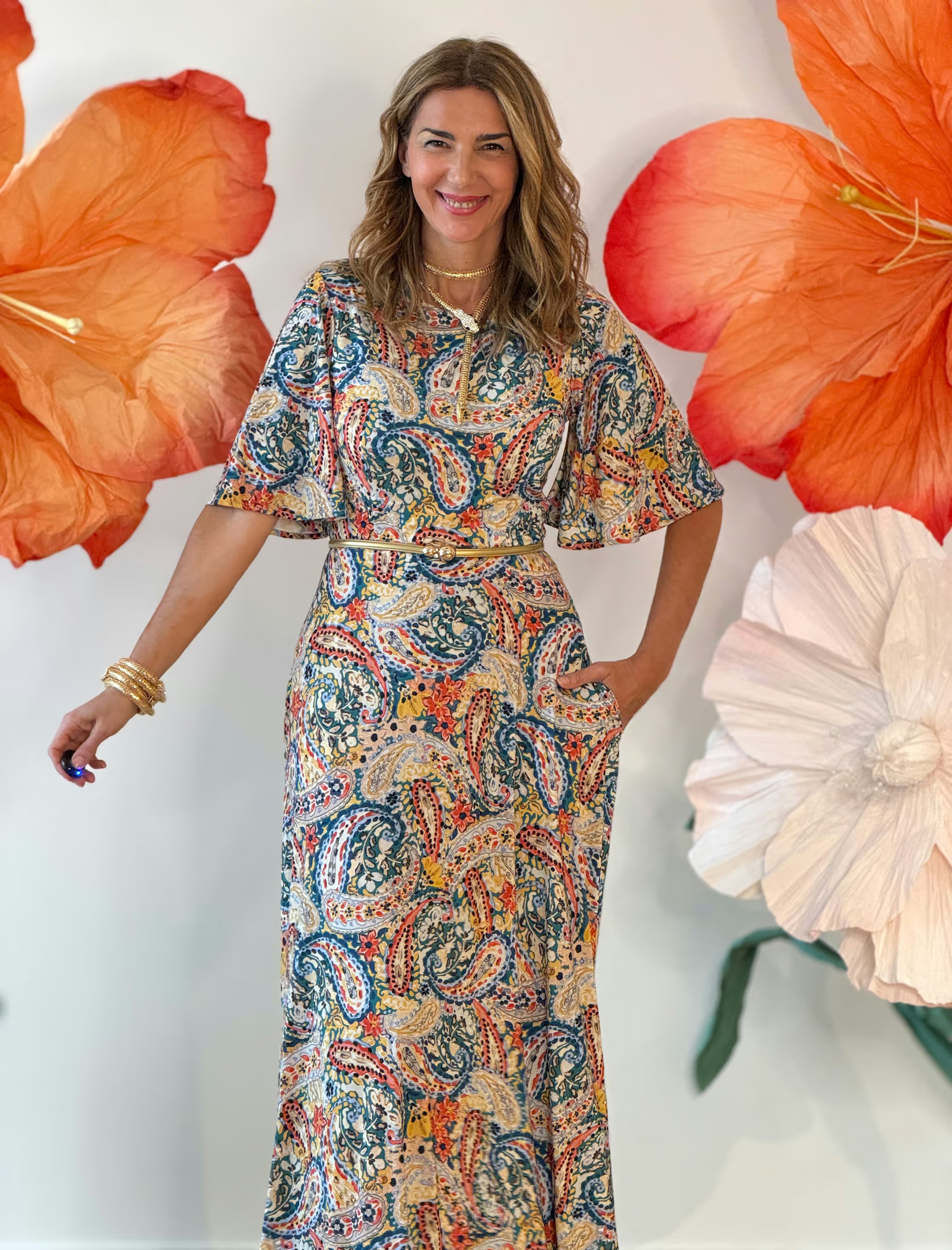 Vestido de cashemir maravilloso