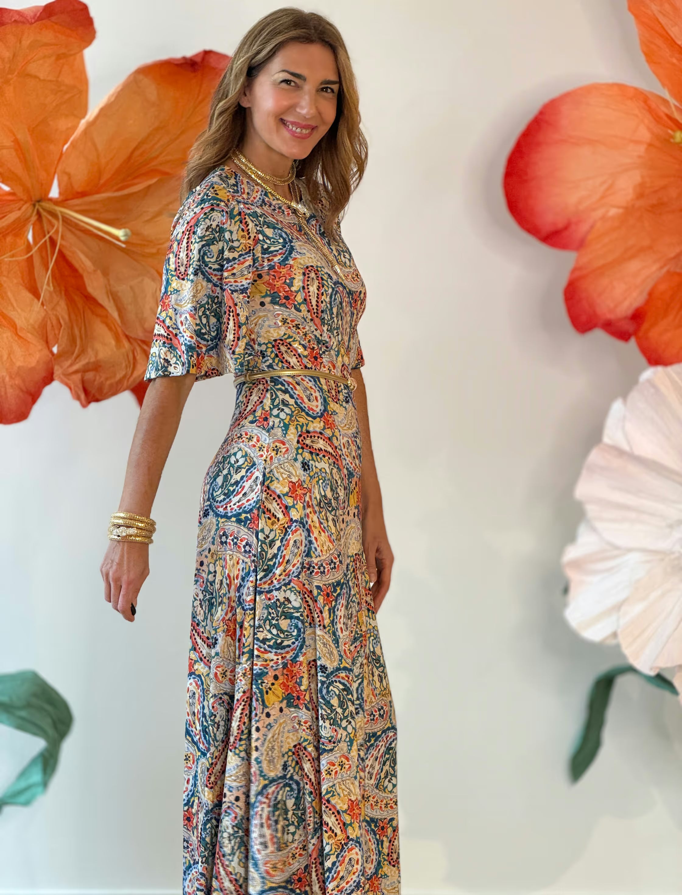 Vestido de cashemir maravilloso