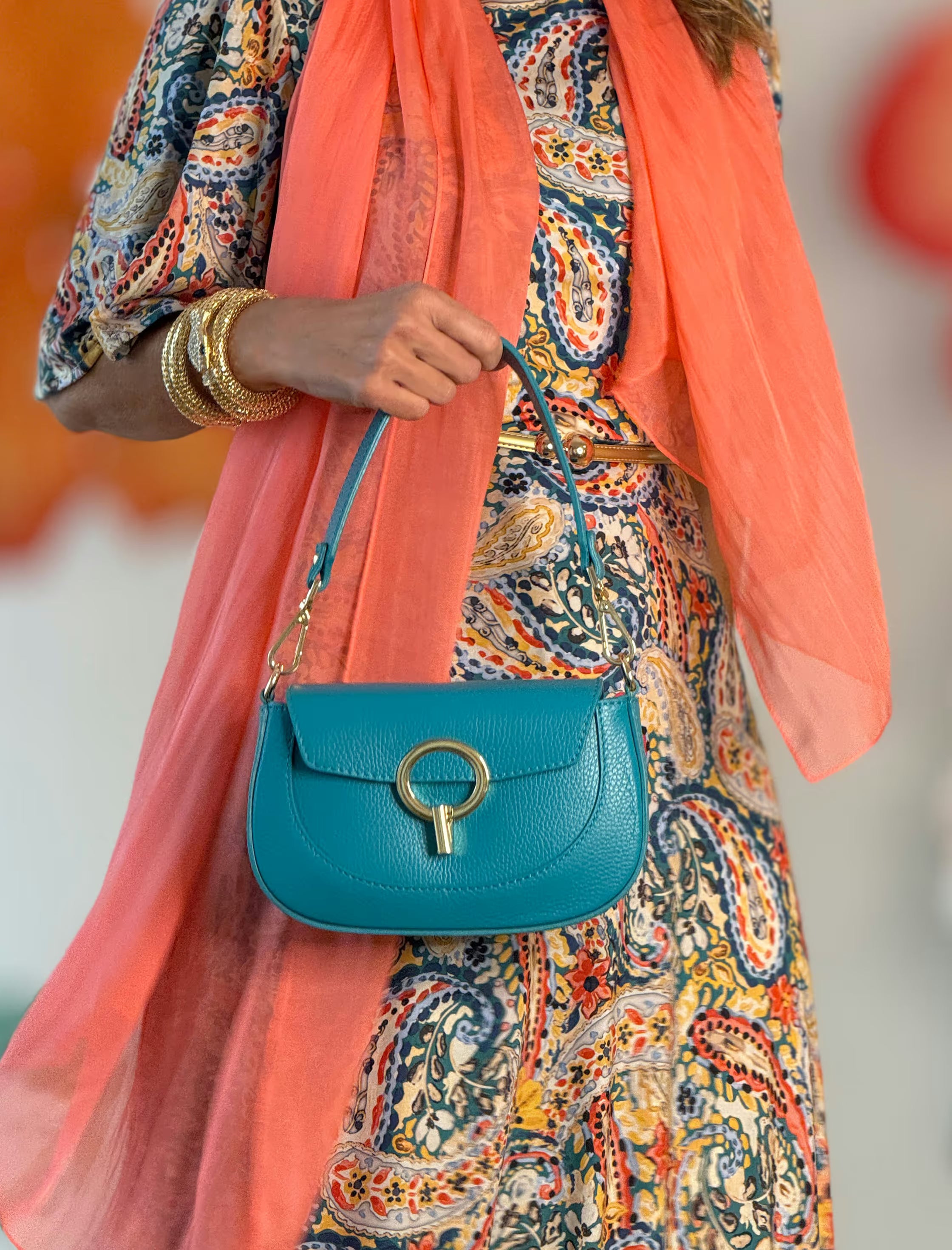 Bolso Turquesa Alessandra