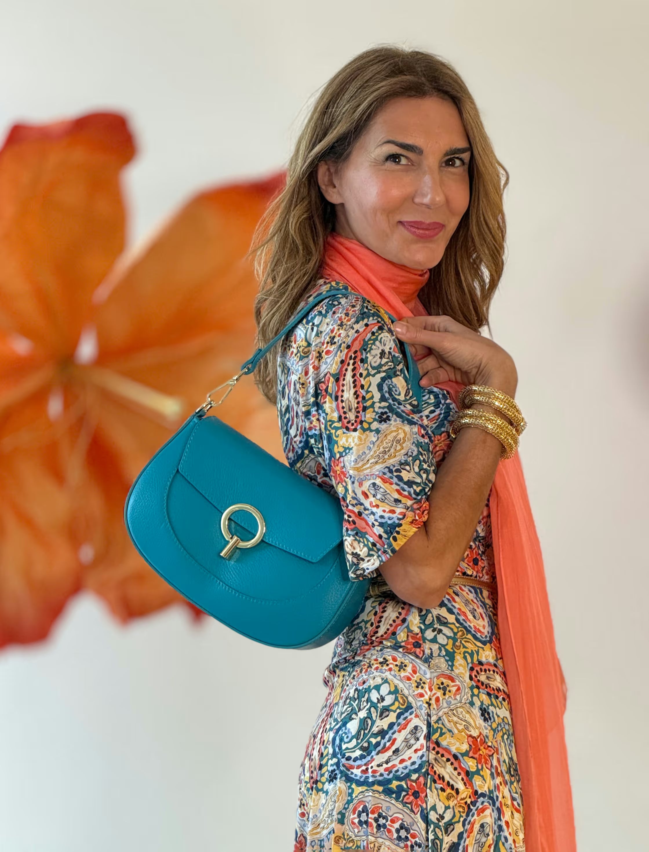 Bolso Turquesa Nuria Carolina