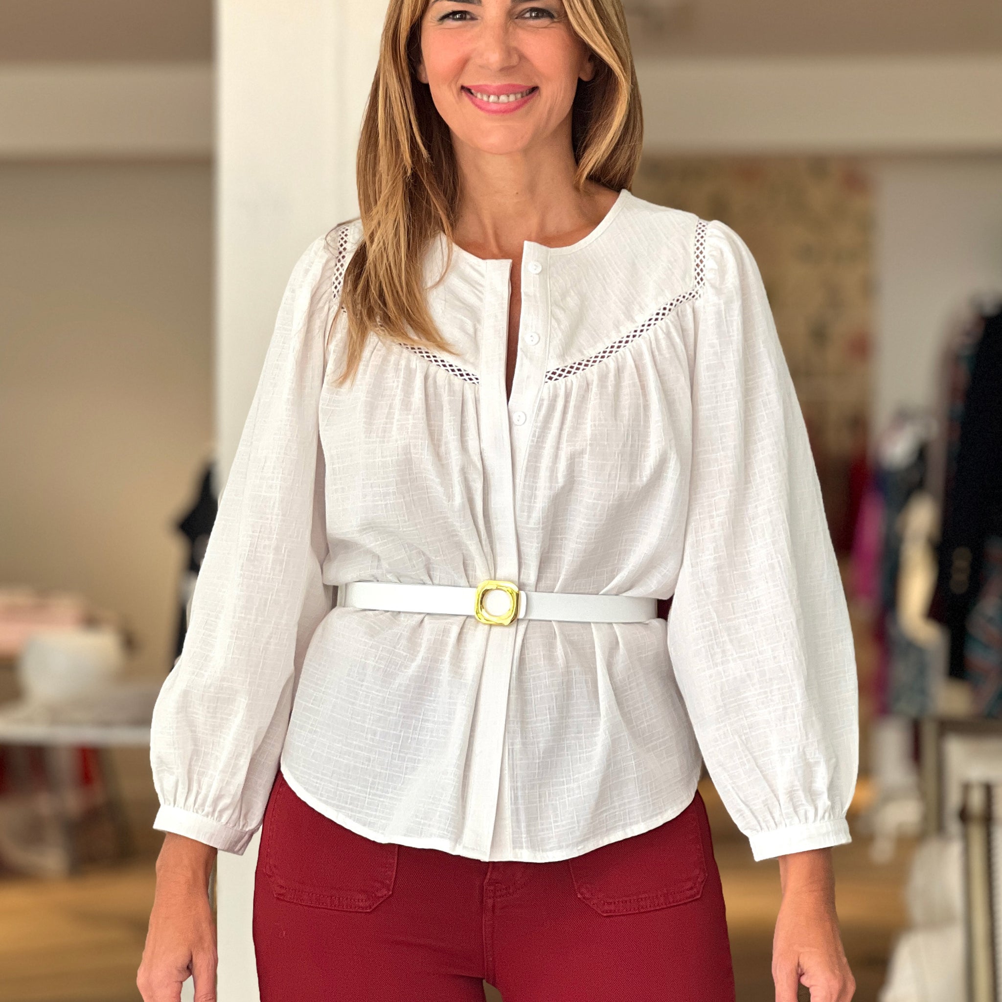 Camisa ideal Vainica