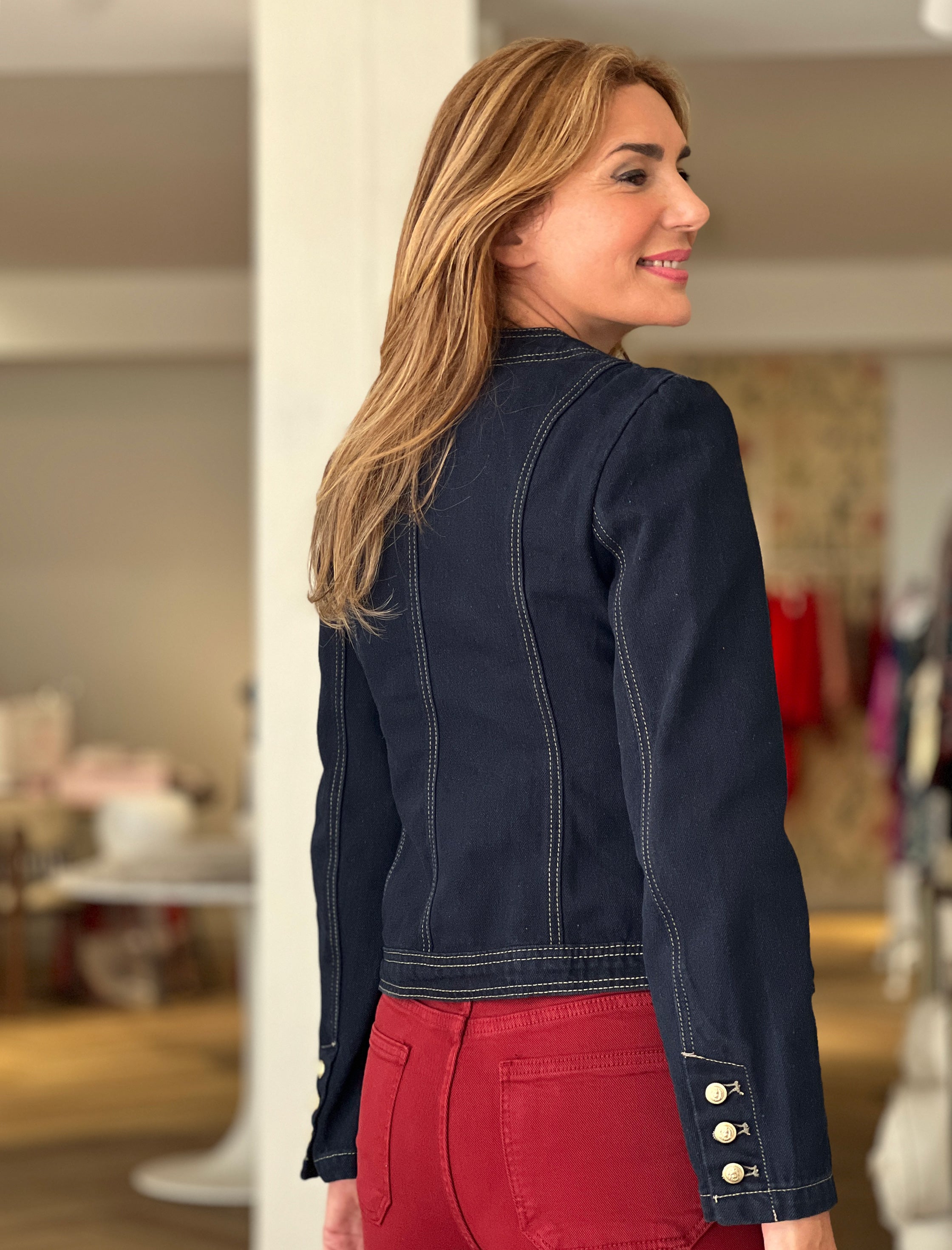 Chaqueta denim muy chic