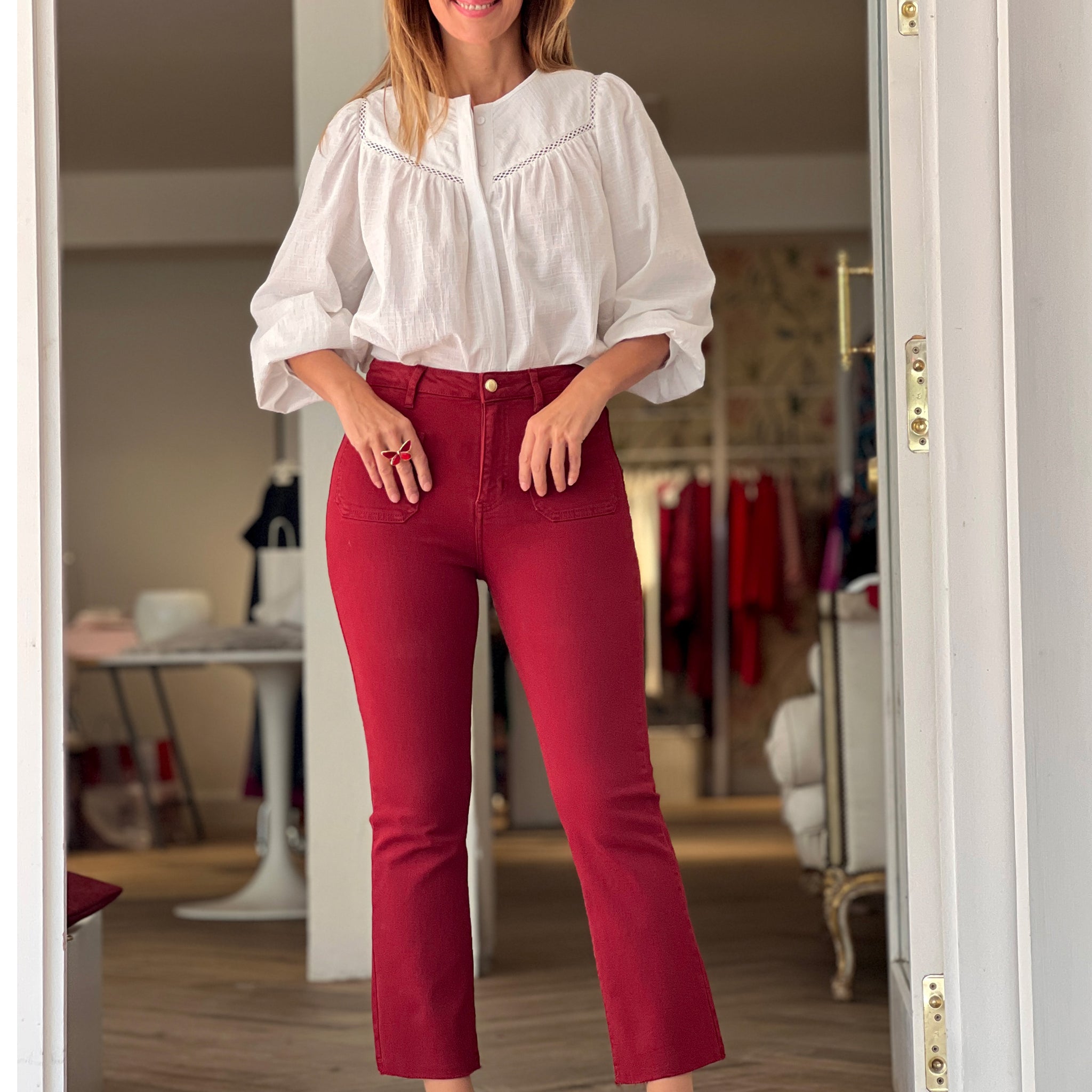 Camisa ideal Vainica