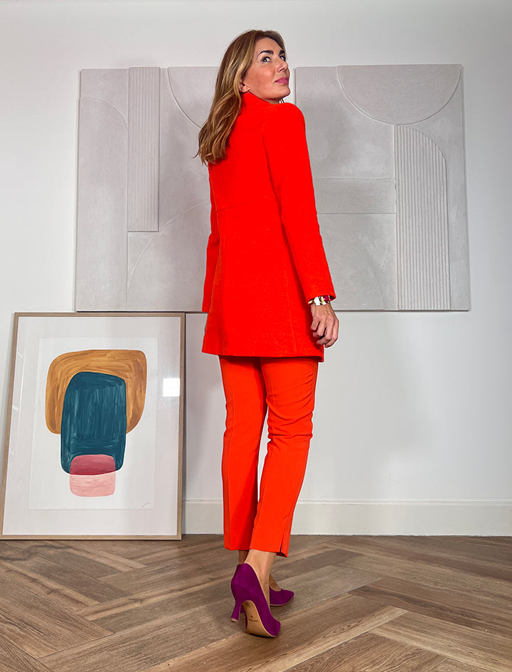 Abrigo ideal superfavorecedor coral