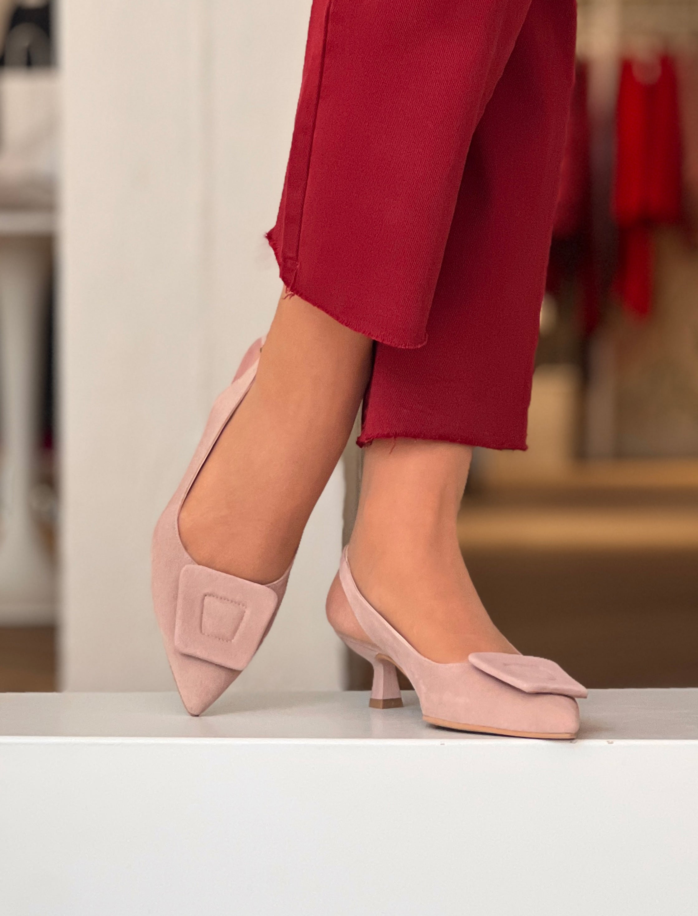 Zapato destalonado Kitten chic nude