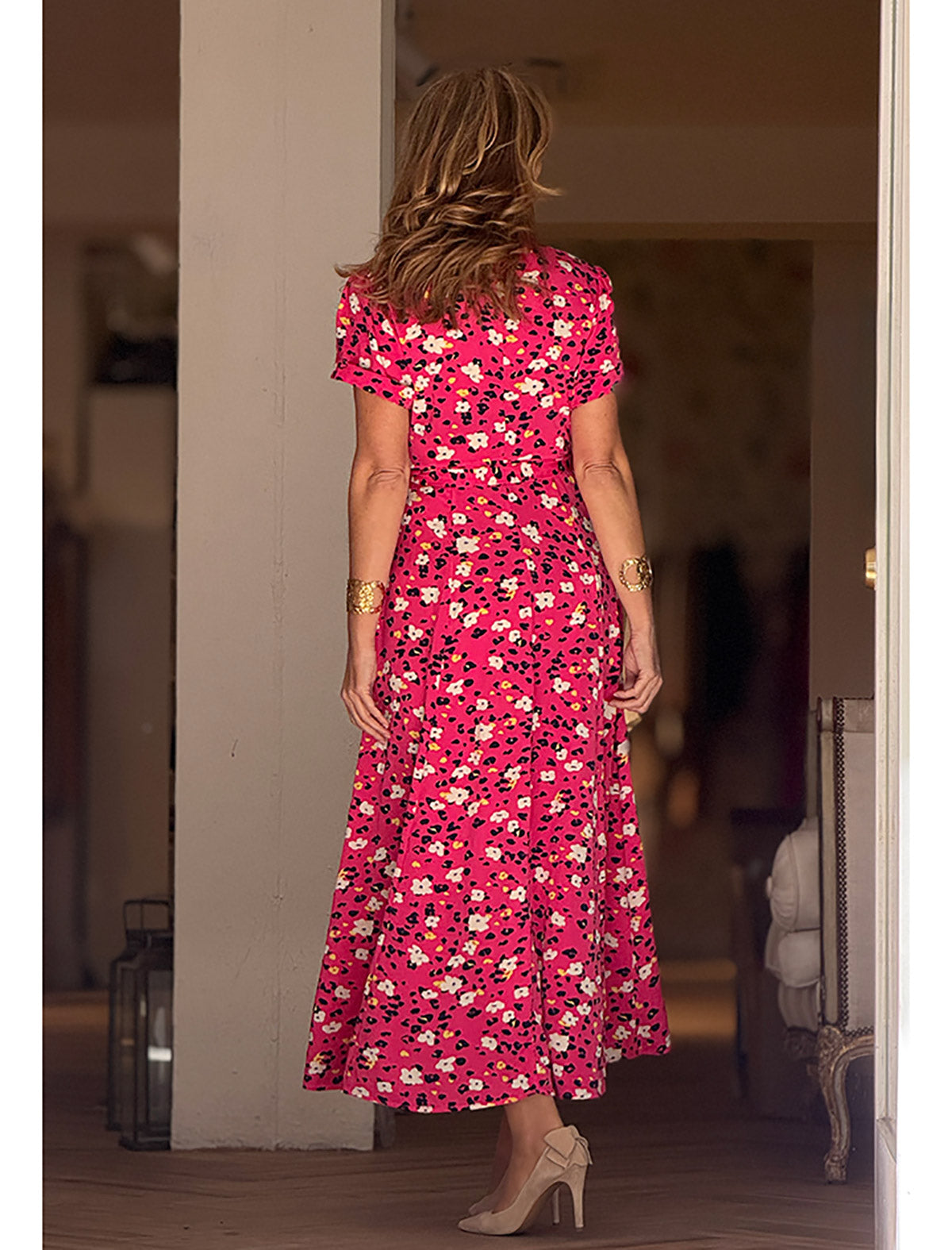 Vestido camisero flowers