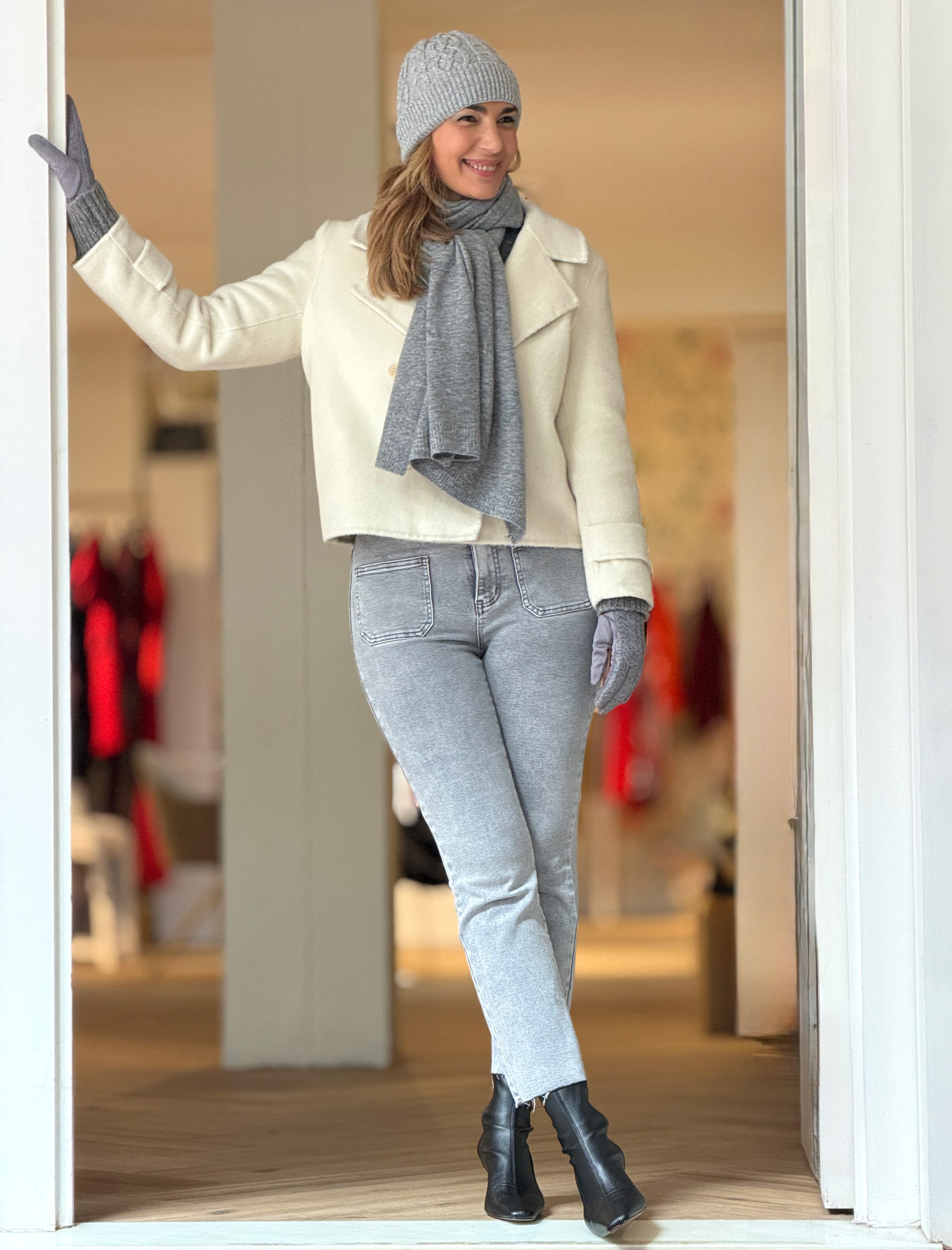 Guantes ideales gris