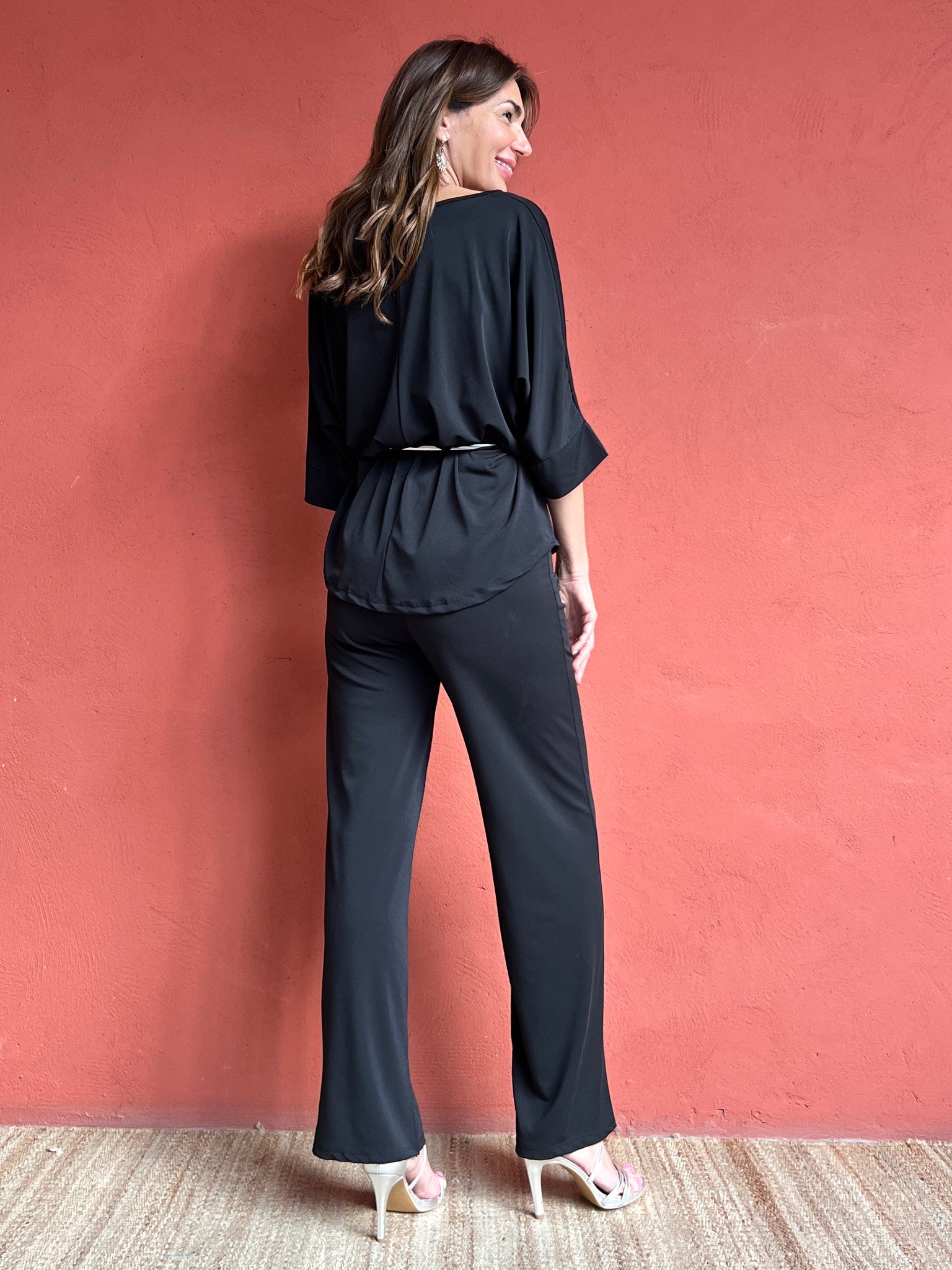 PANTALON FLUIDO NEGRO