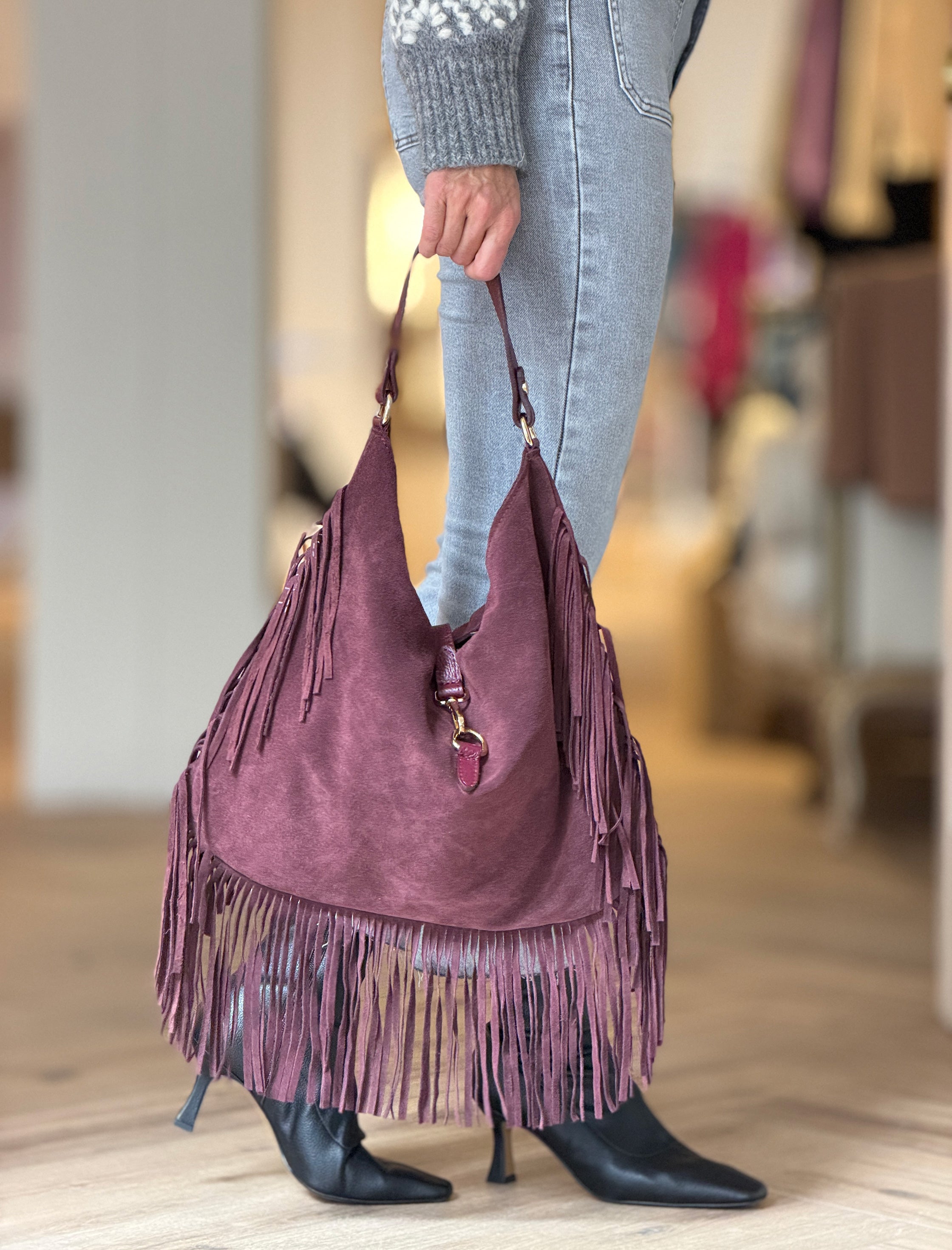 Bolso de flecos boho