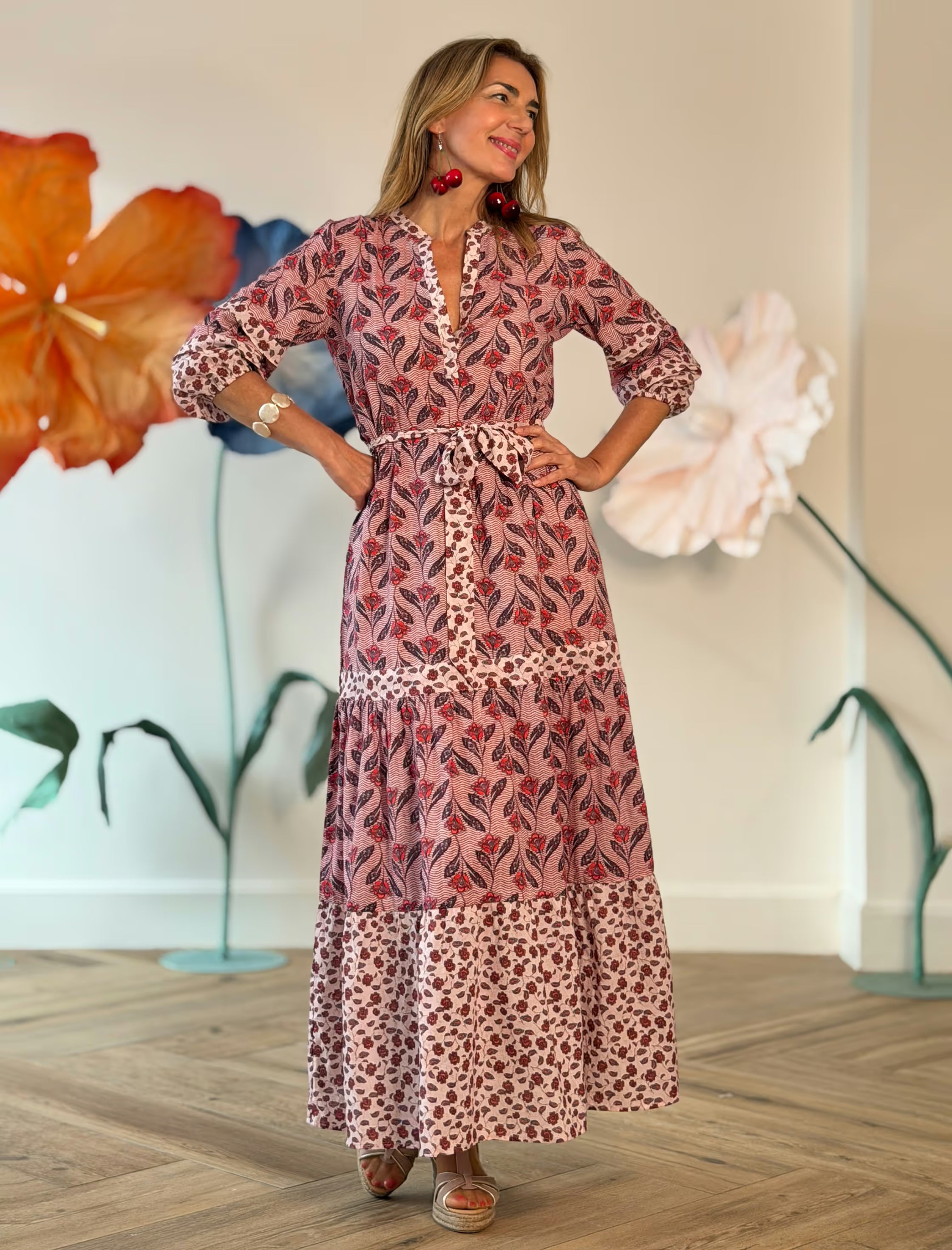 Provence floral dress