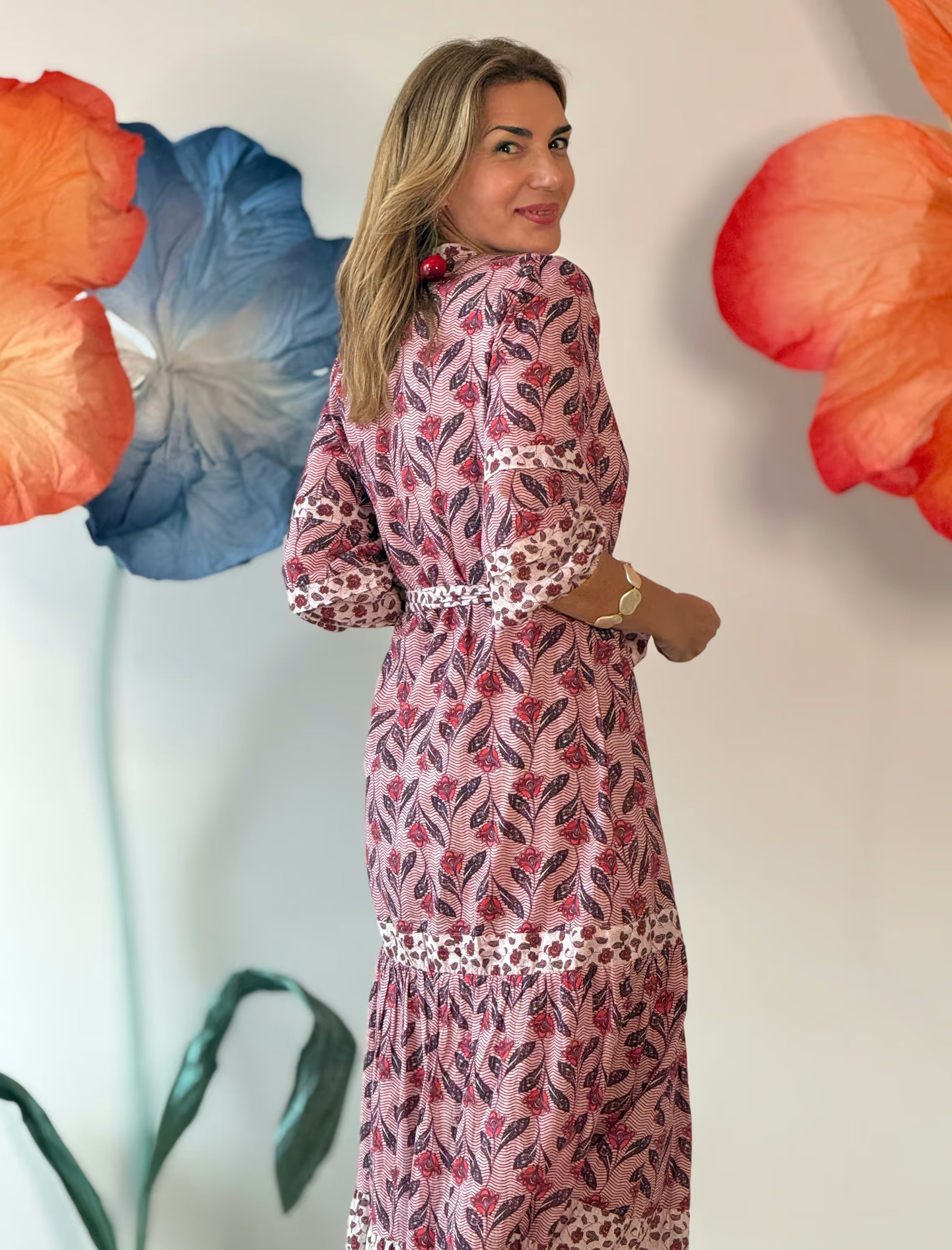 Provence floral dress