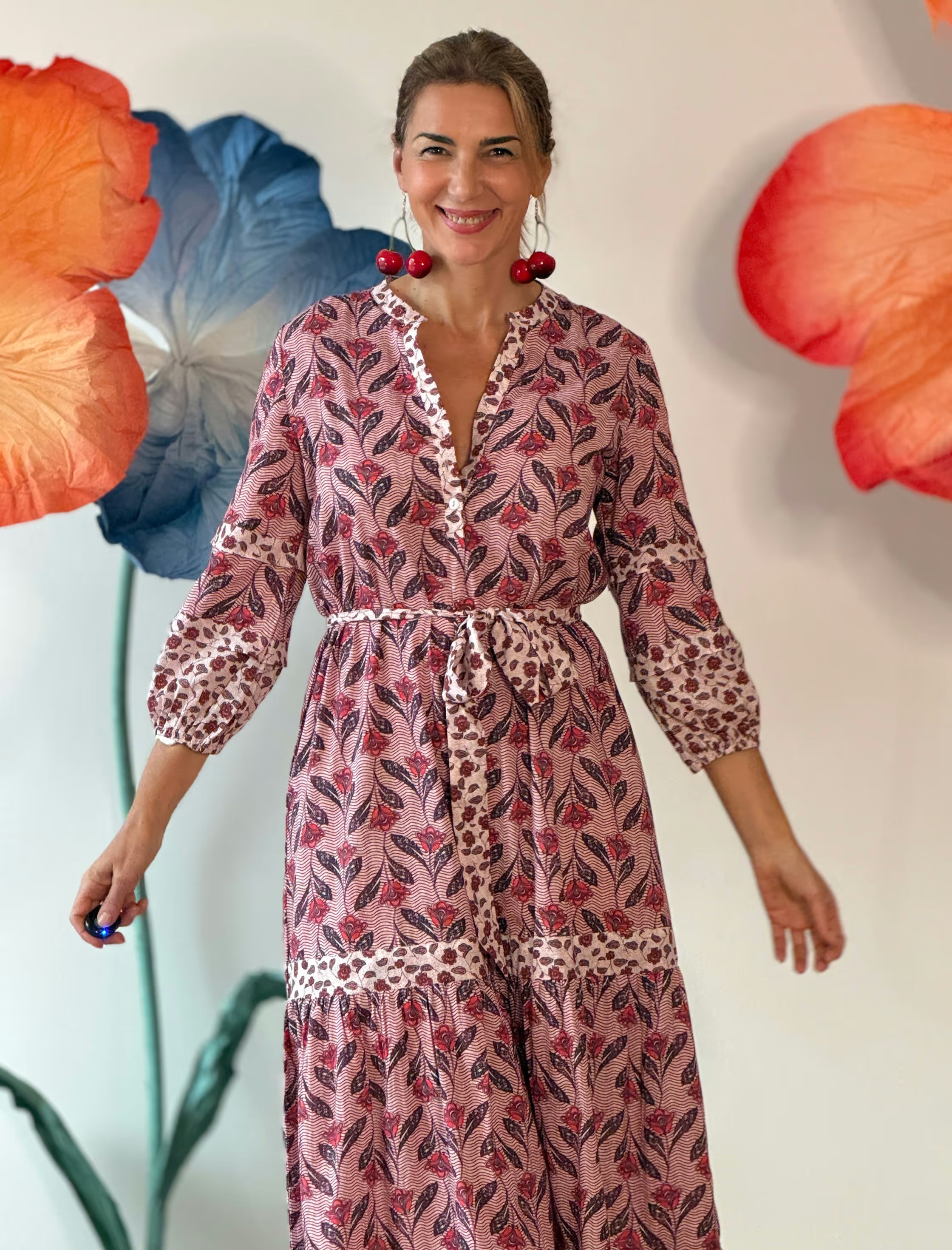 Provence floral dress