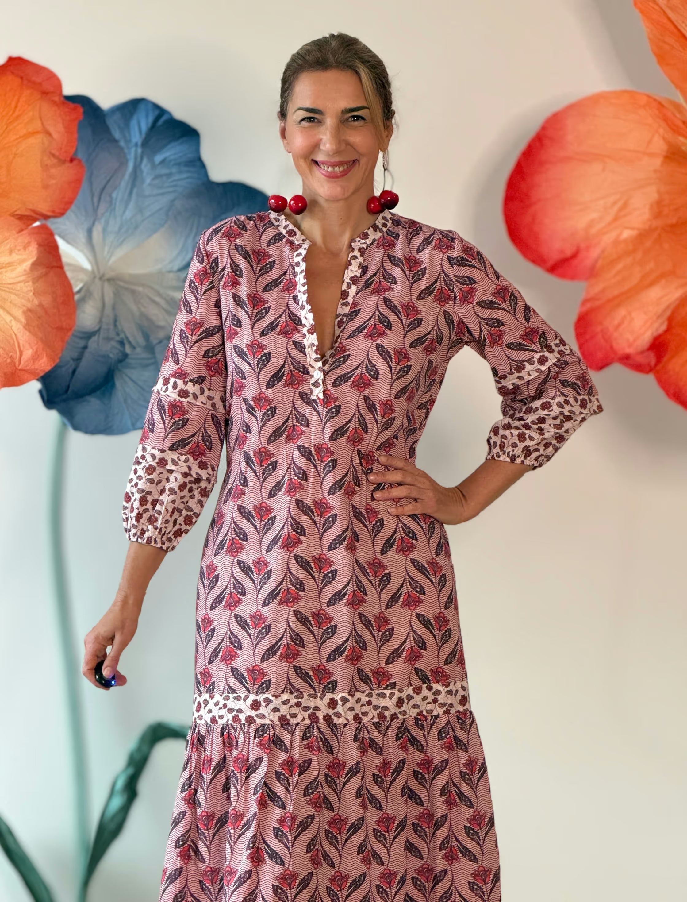 Provence floral dress