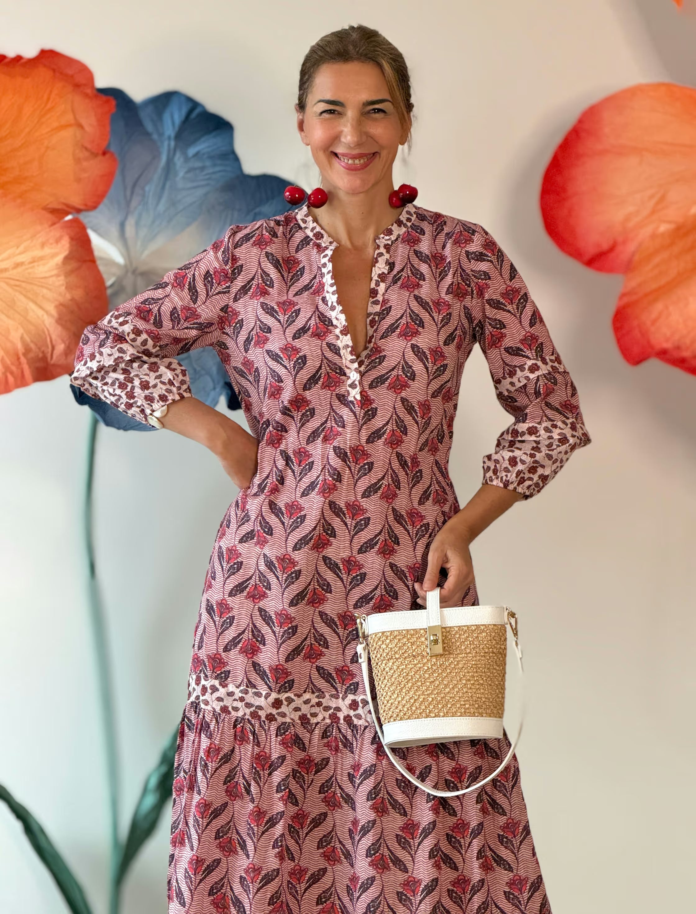 Provence floral dress