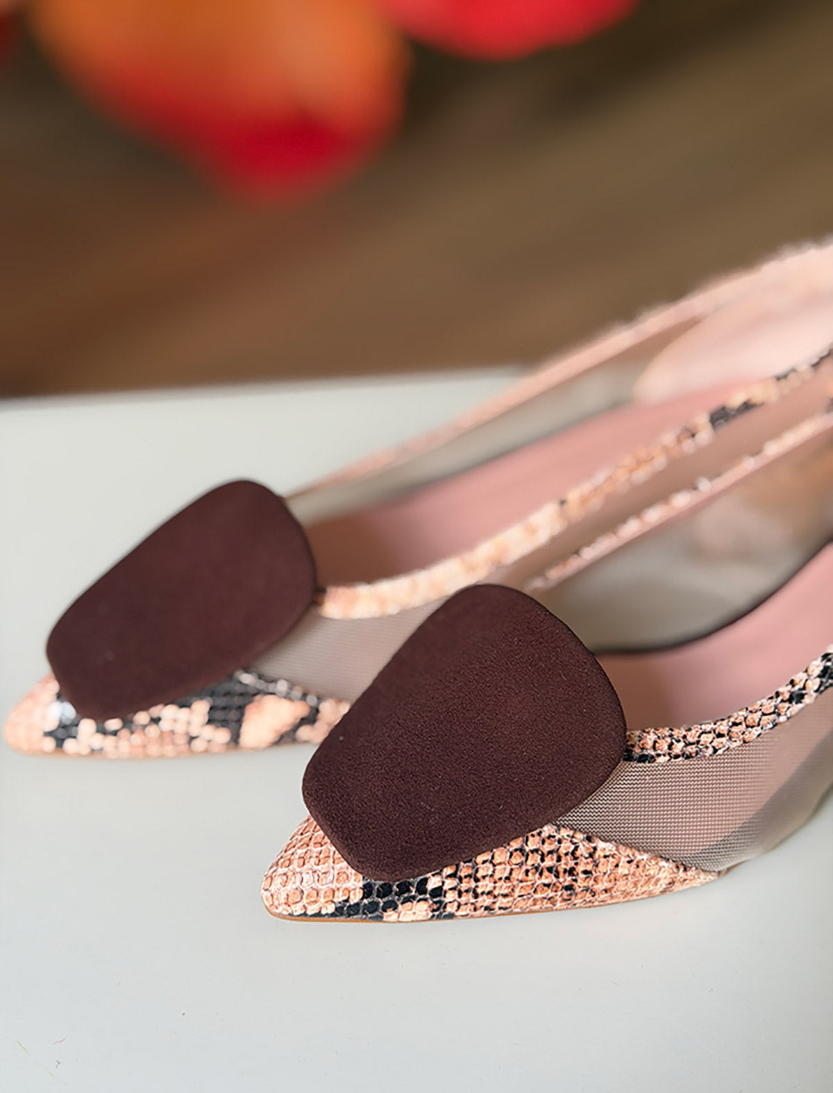 Bailarina de rejilla print estilazo