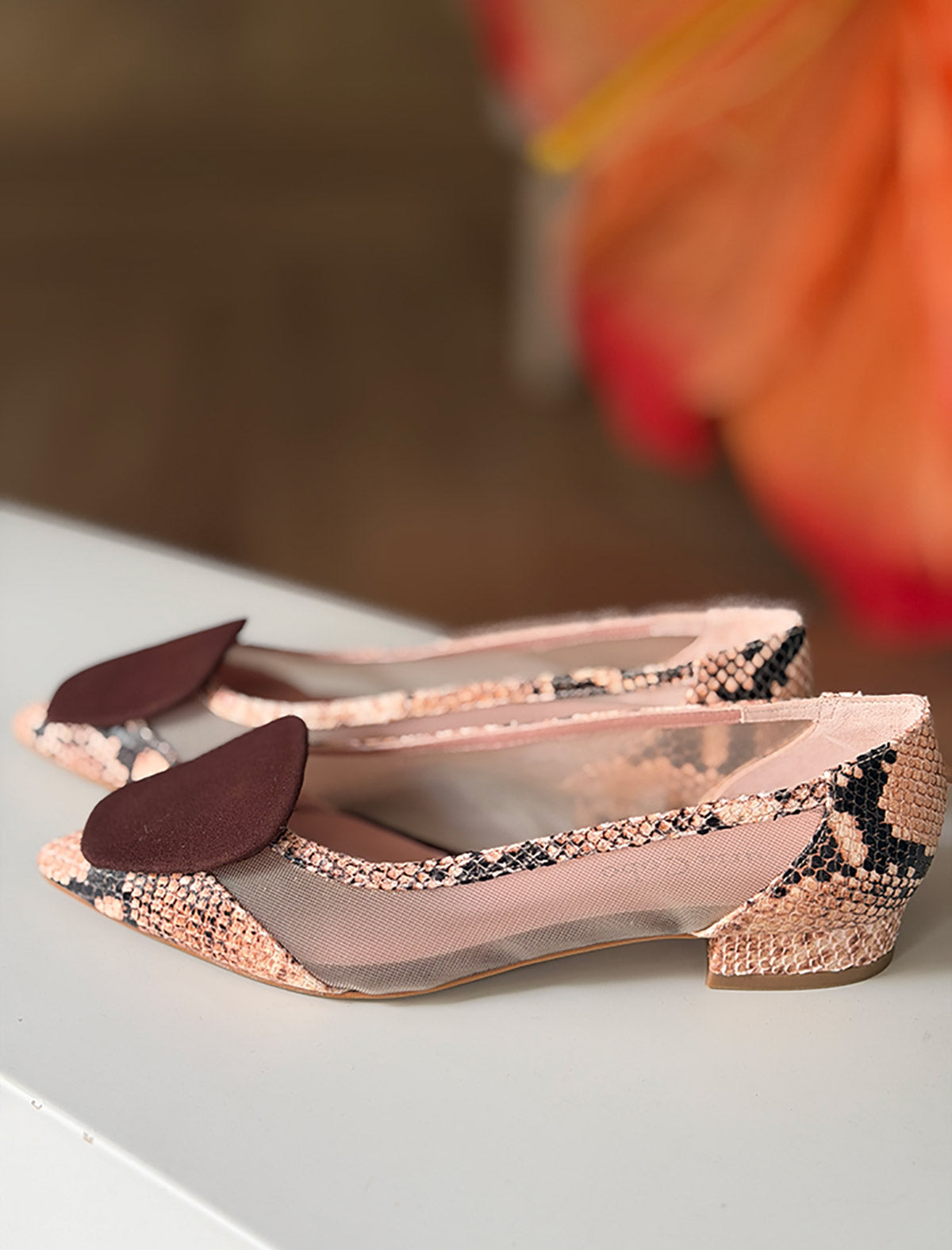 Bailarina de rejilla print estilazo