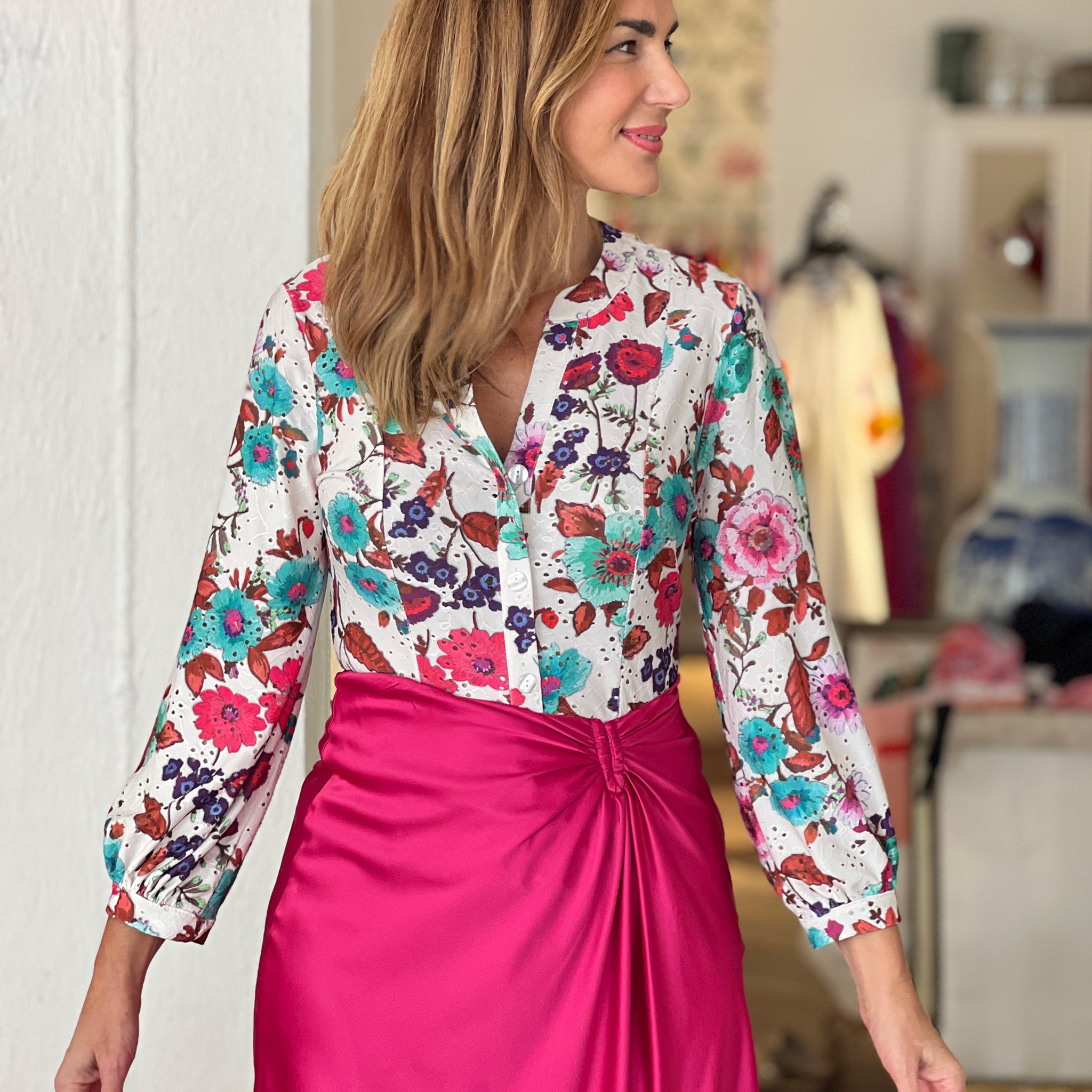 Falda Fucsia Linda