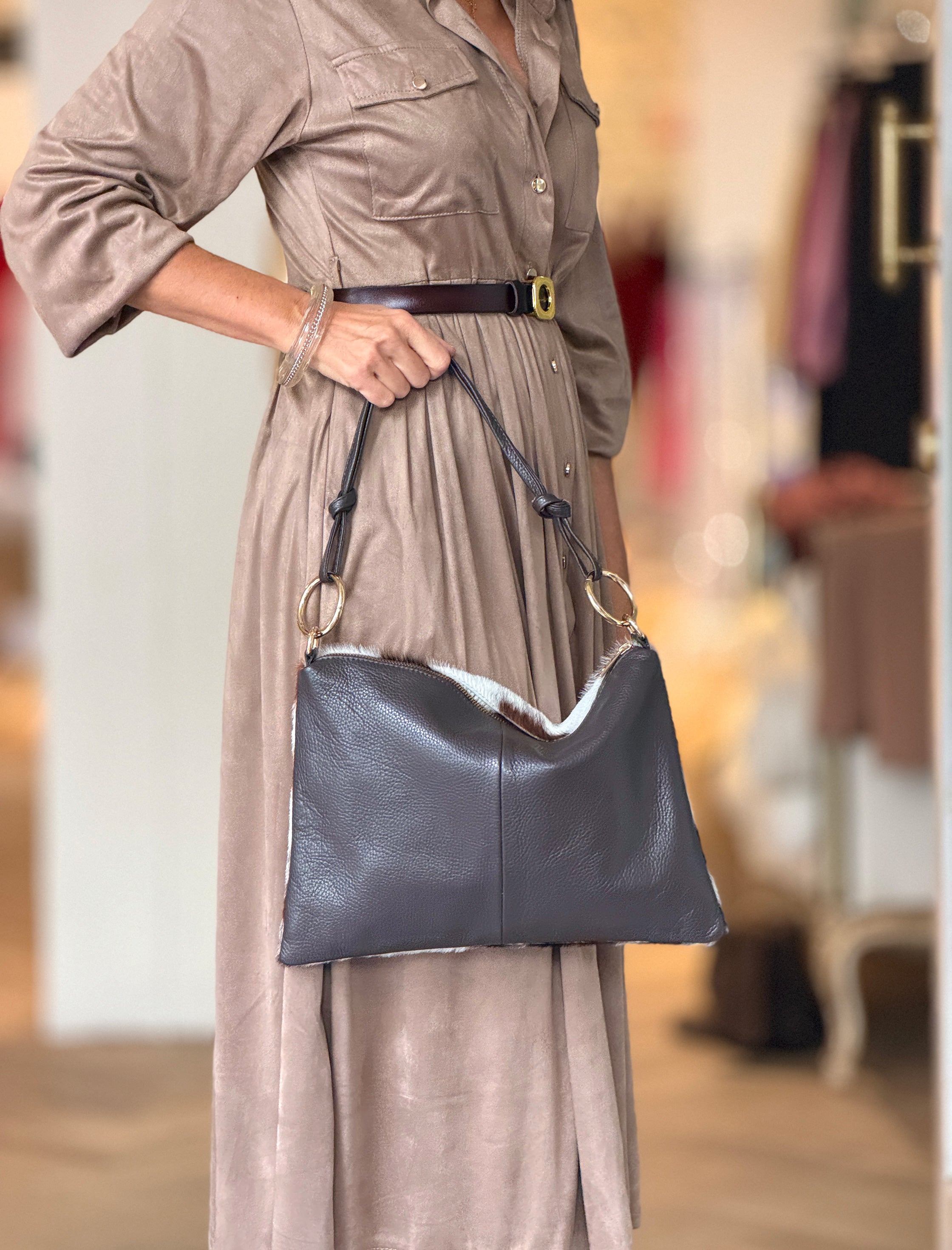 Cinturon fondo de armario chocolate