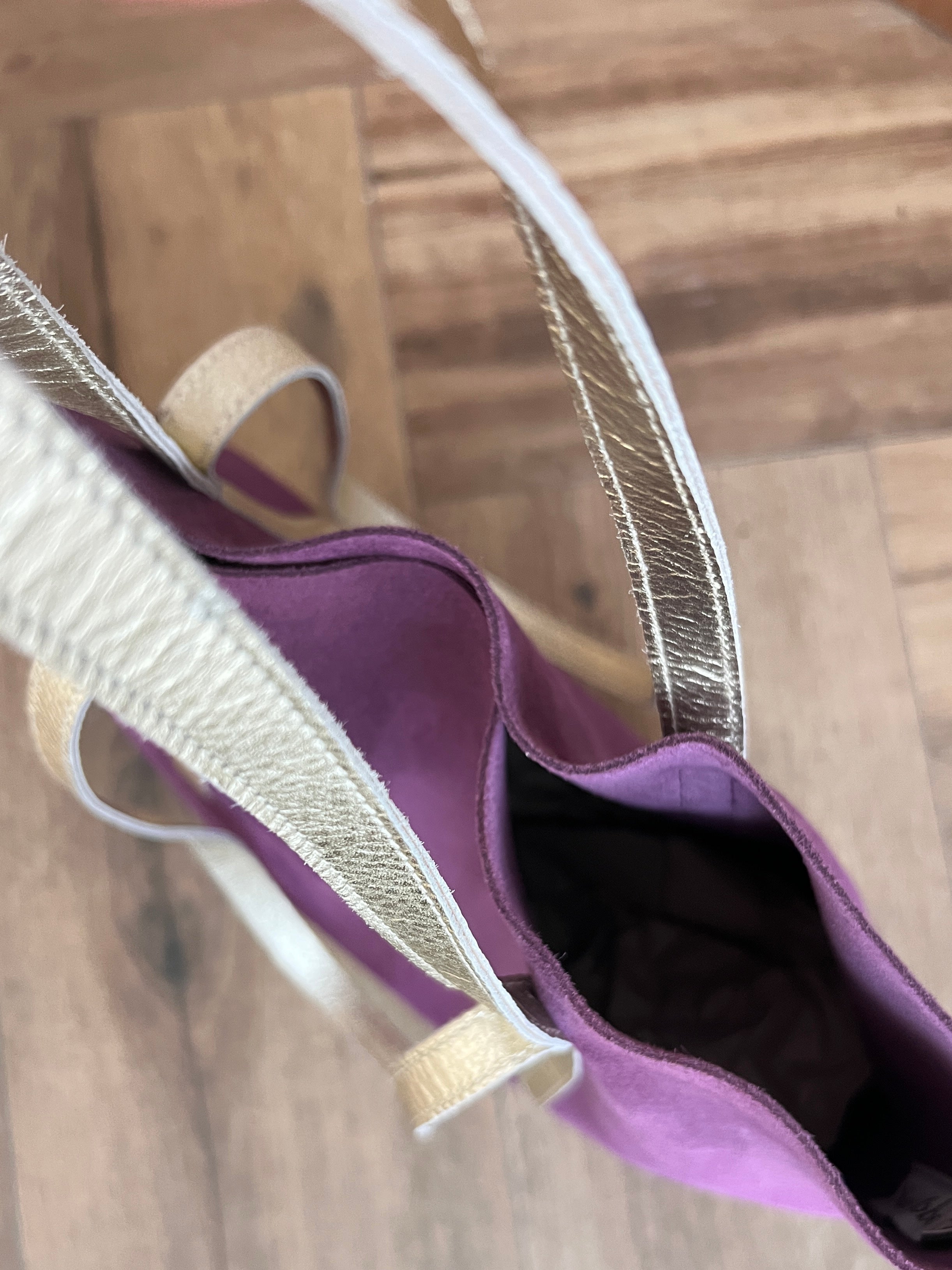 Bolso Shopping morado