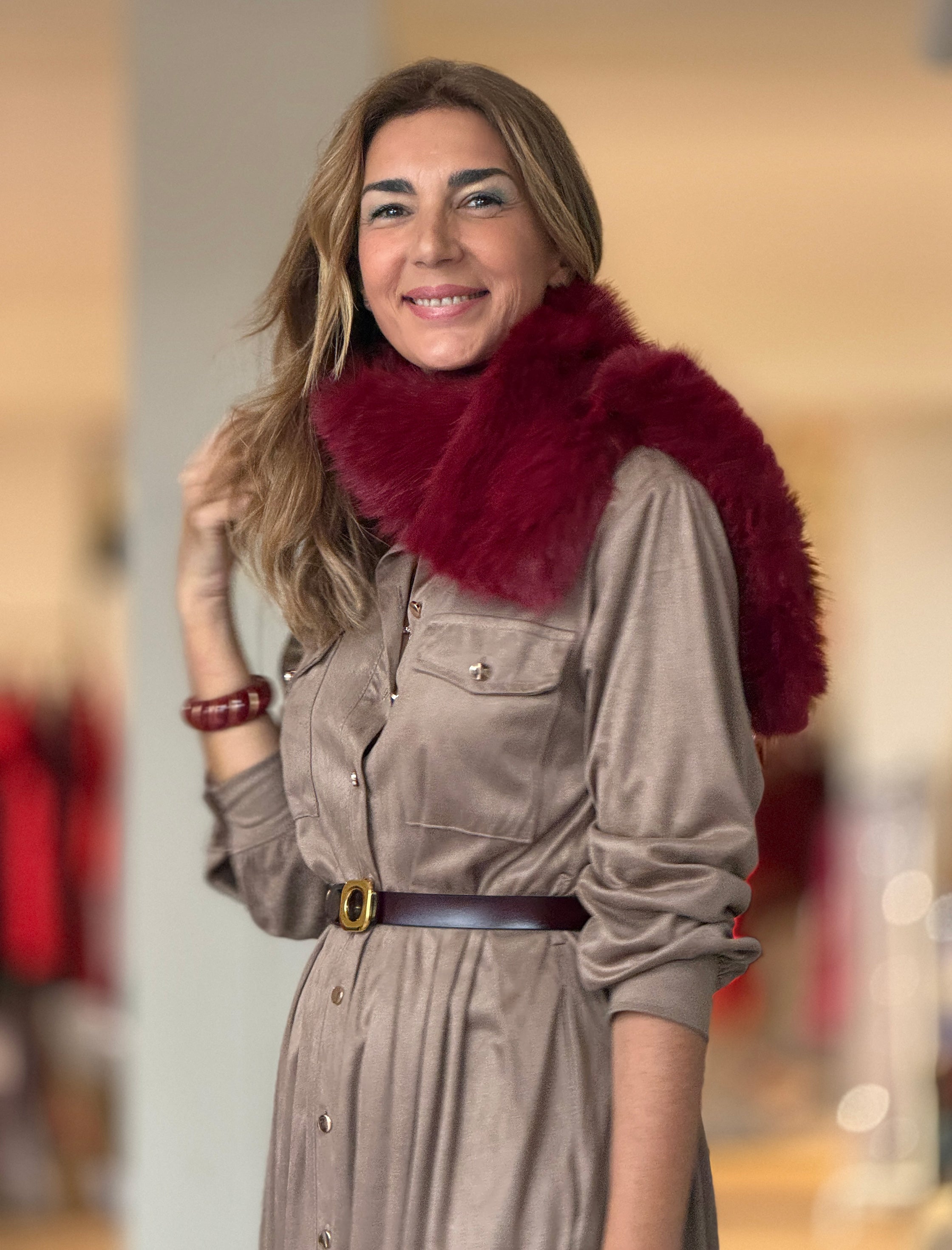 Cinturon fondo de armario chocolate