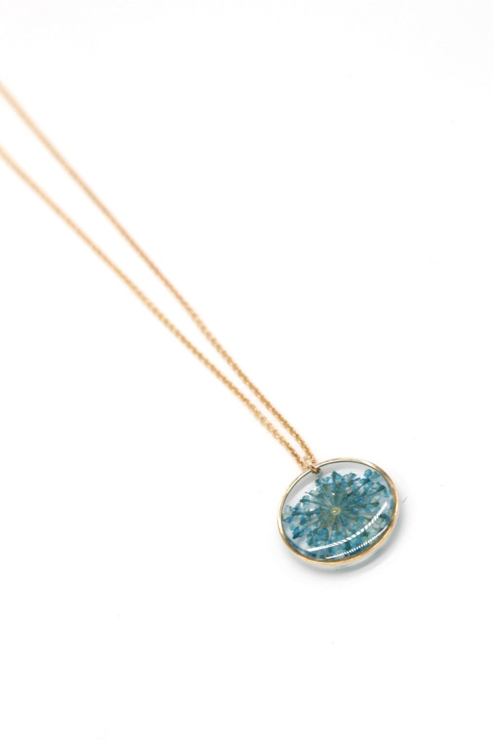 Collar mini chic azul